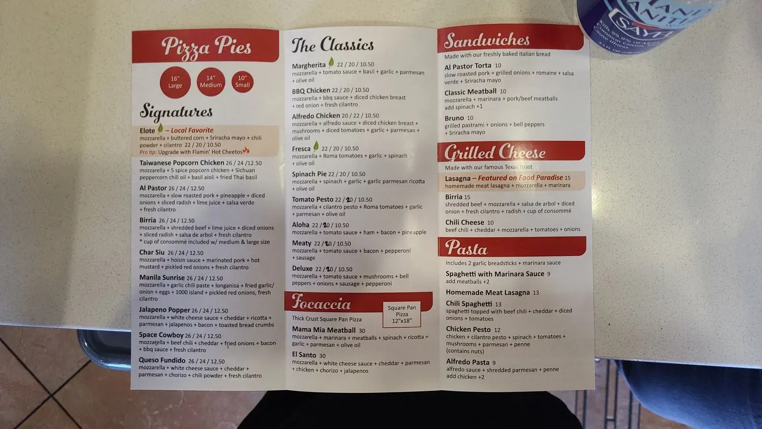 Menu 5