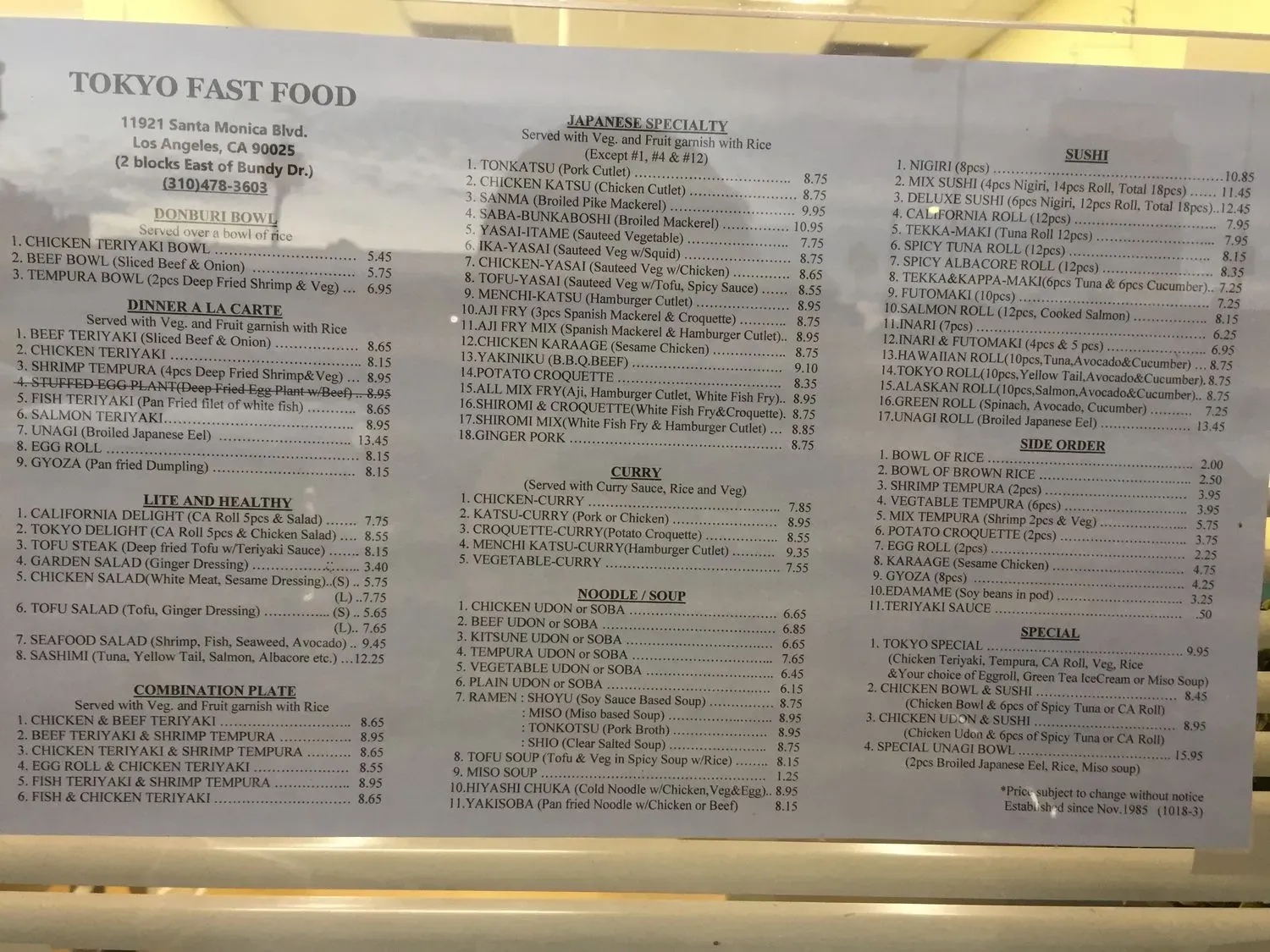 Menu 3