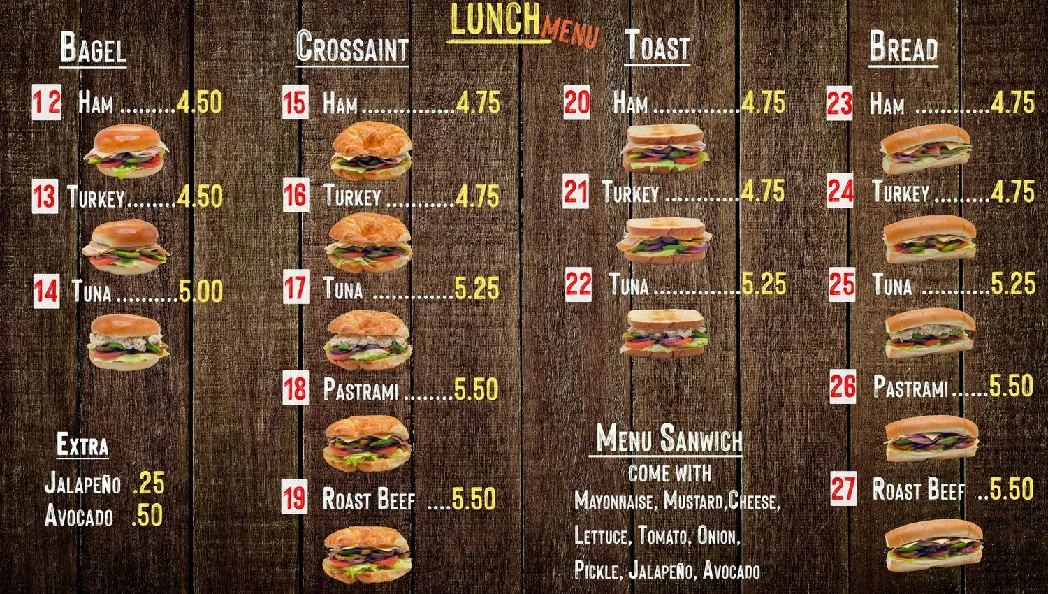 Menu 4