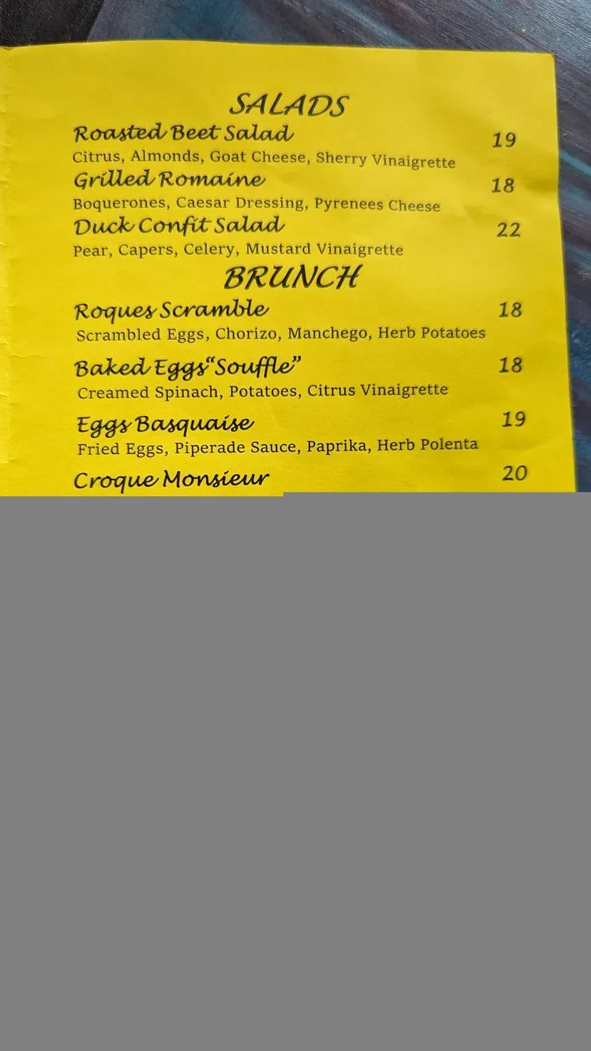 Menu 2