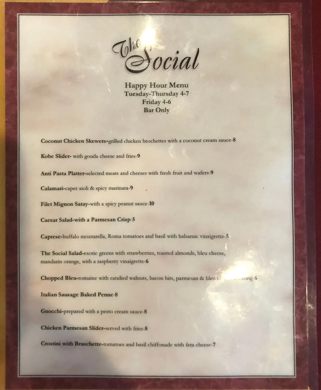 Menu 4