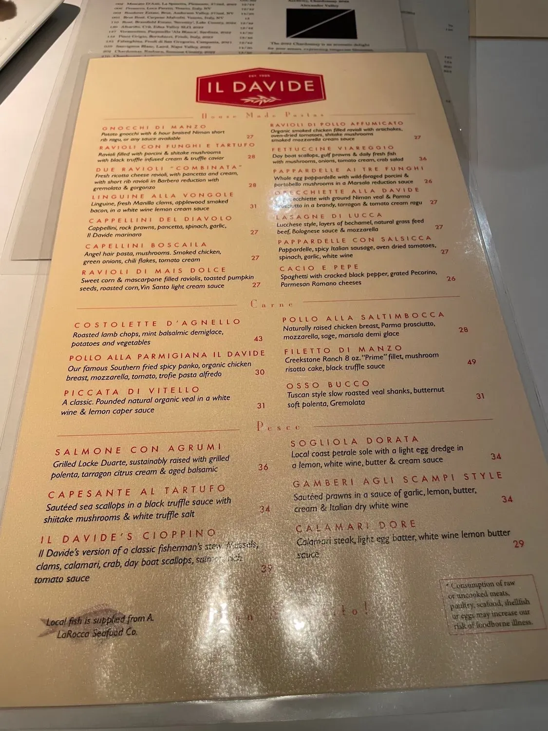 Menu 2