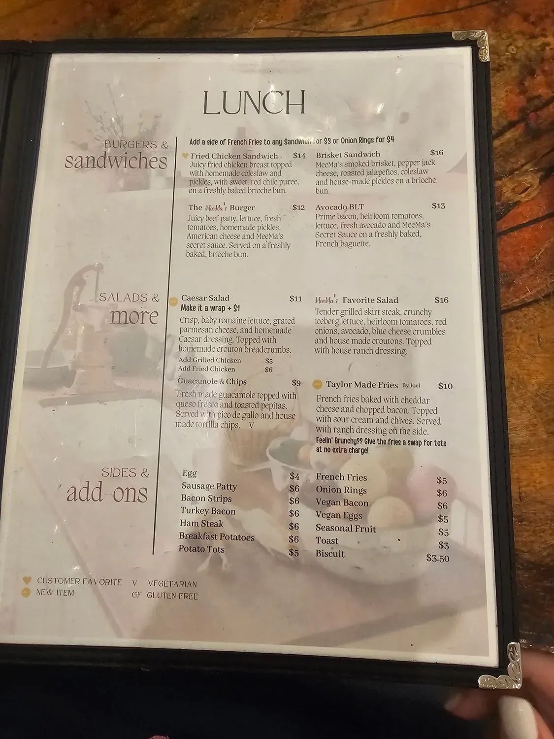 Menu 5