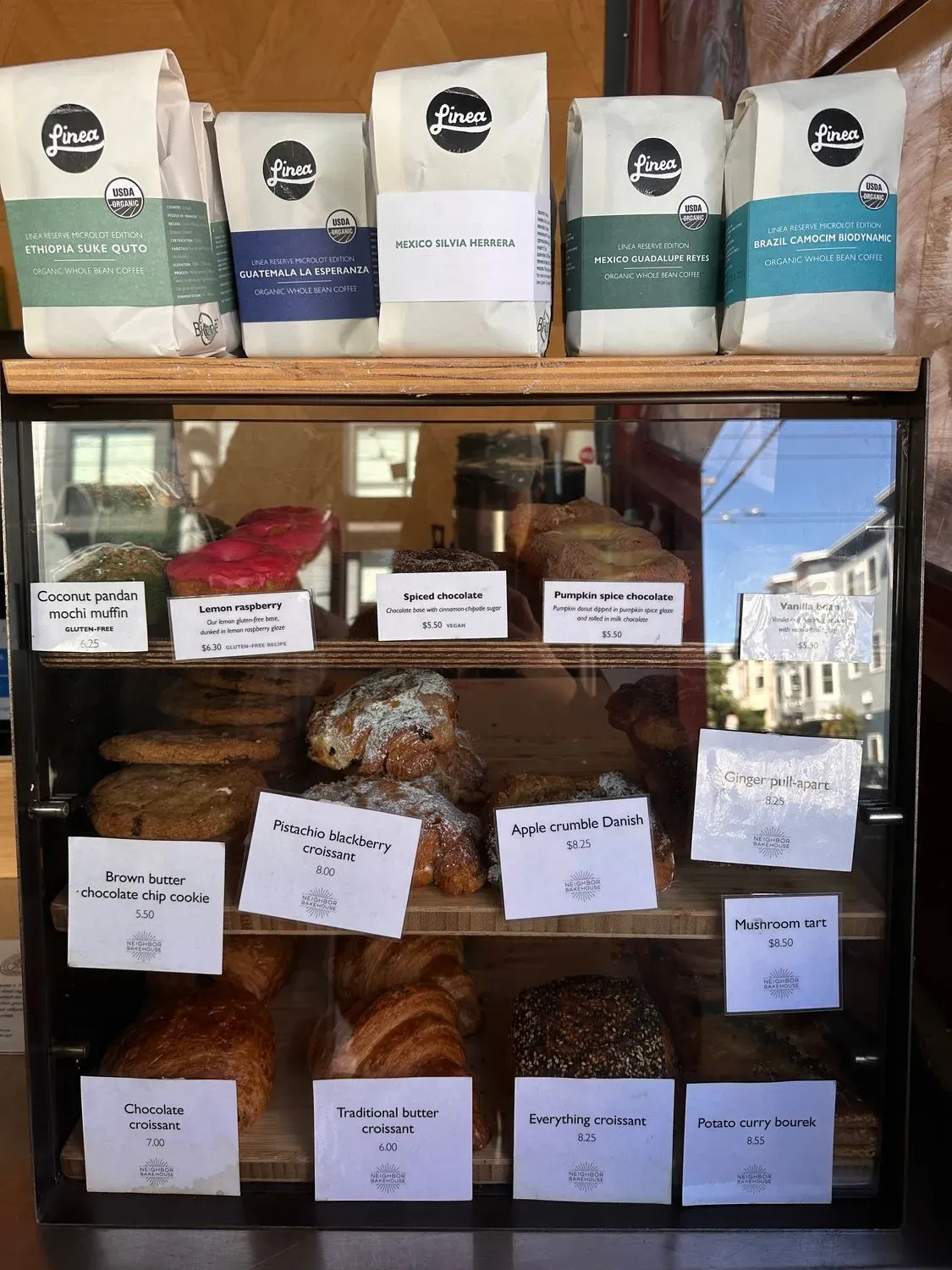 Linea Caffe Menu - Updated November 2025