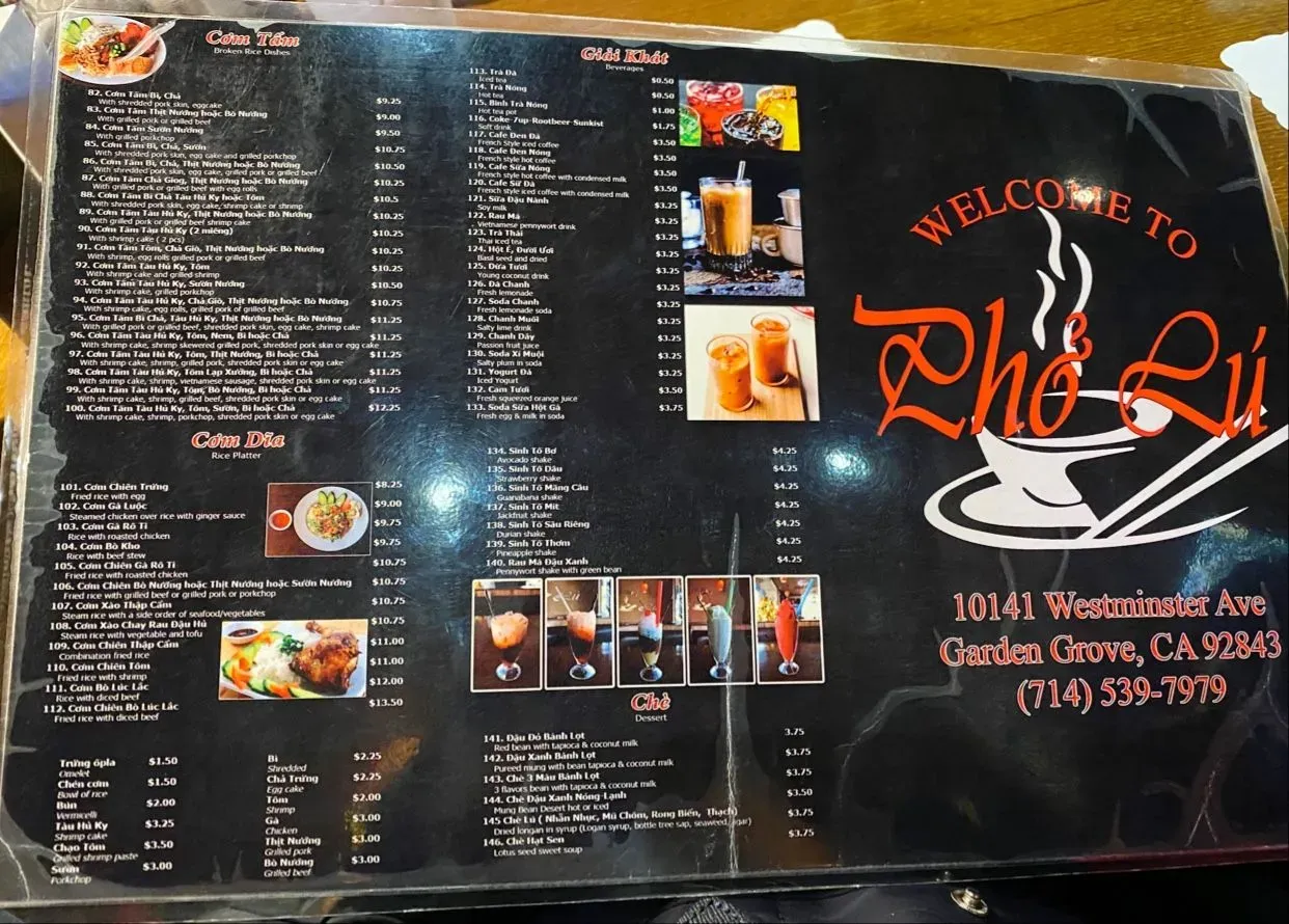 Menu 5