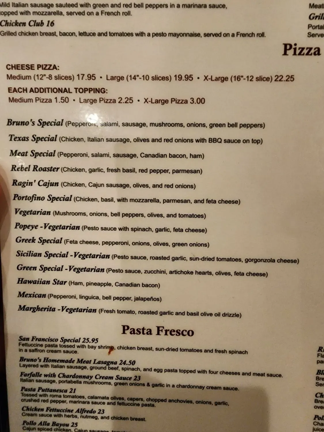 Menu 5