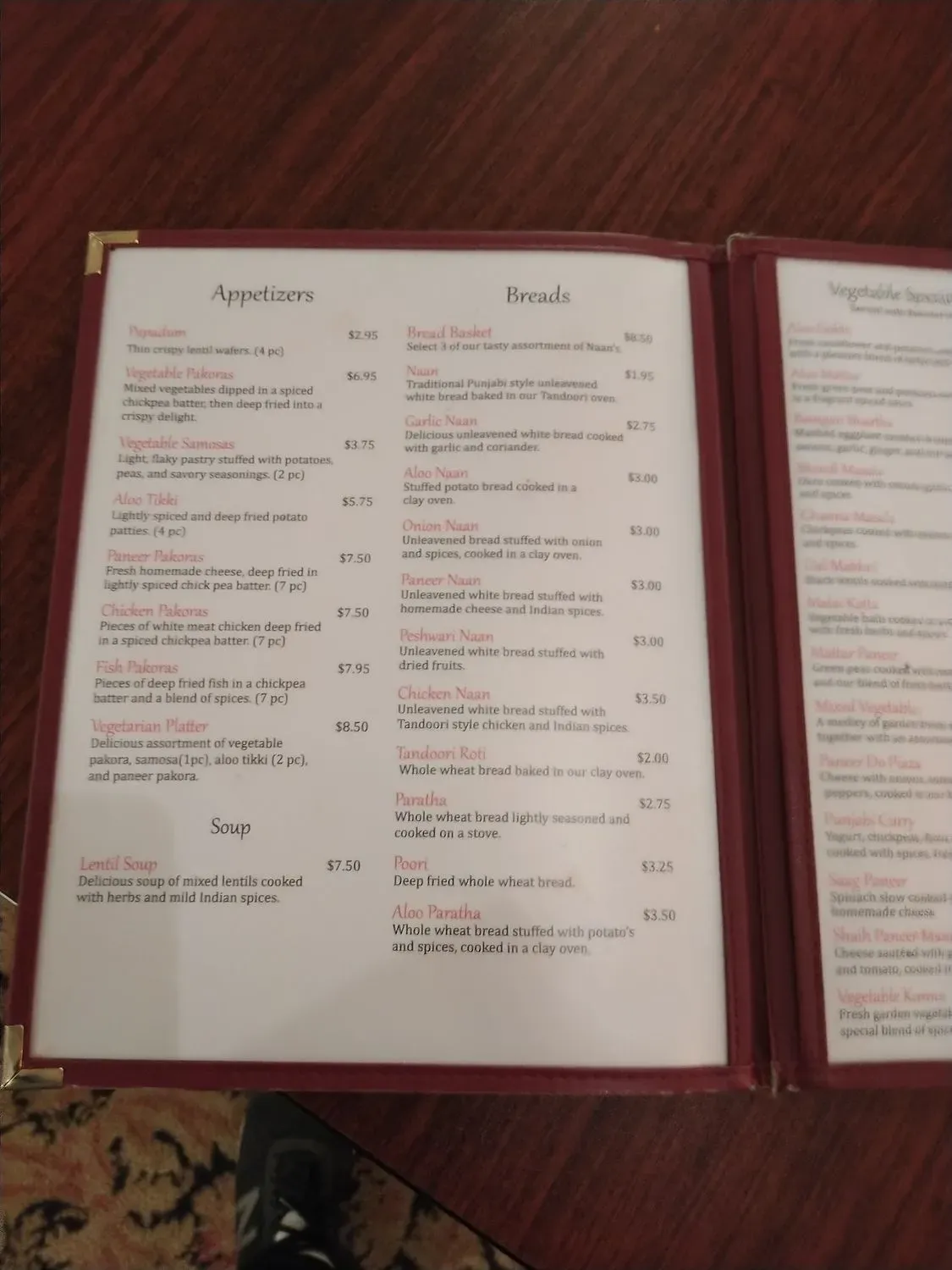 Menu 4