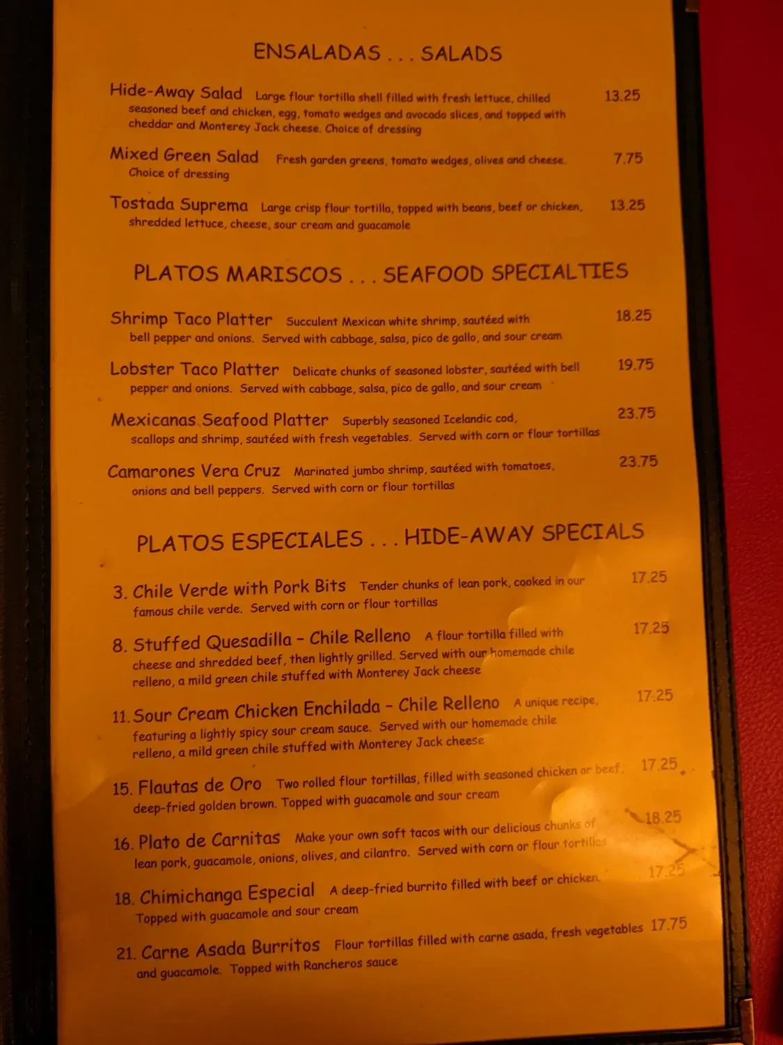 Menu 3