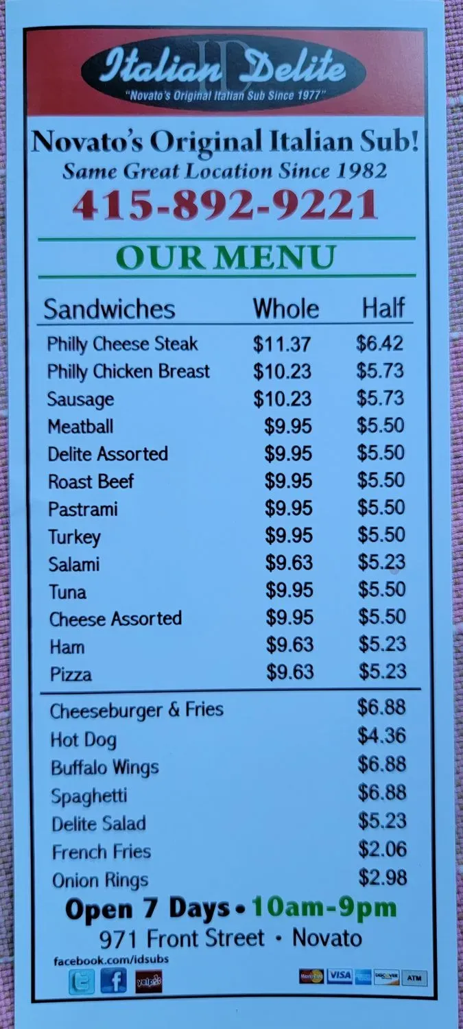 Menu 4