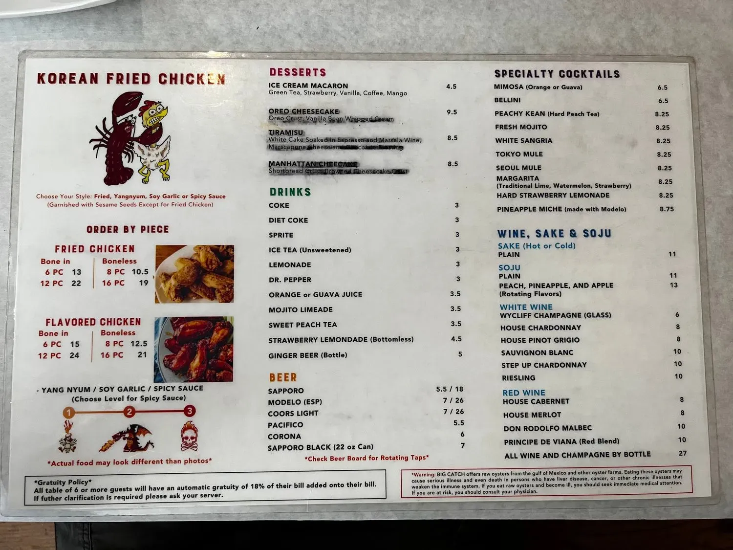 Menu 4