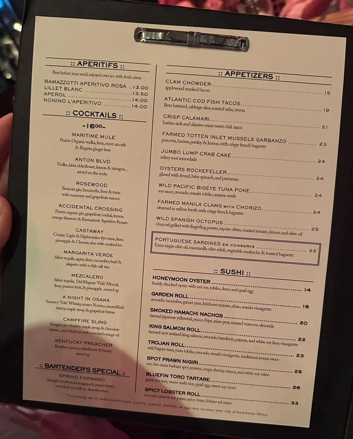 Menu 3