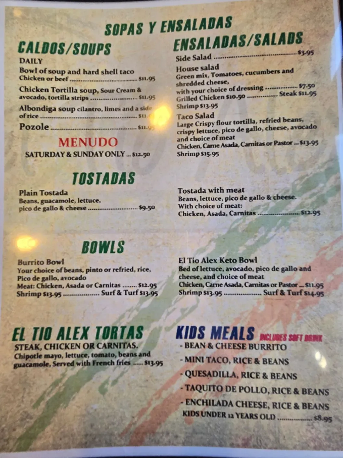 Menu 4