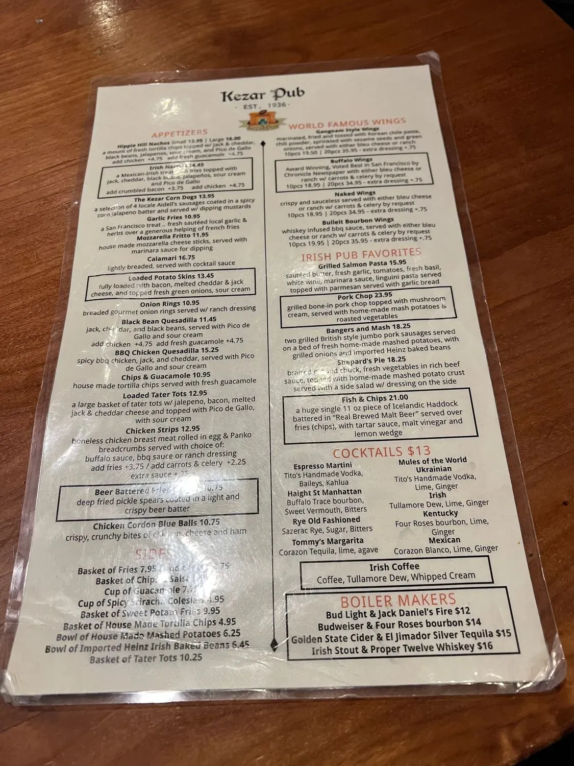 Menu 2