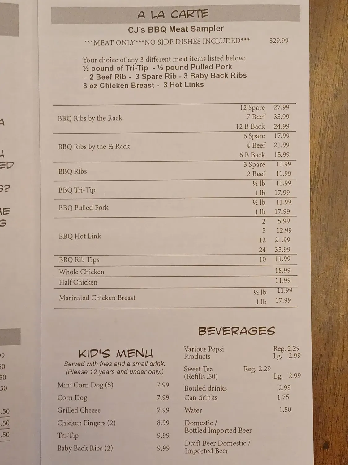 Menu 3