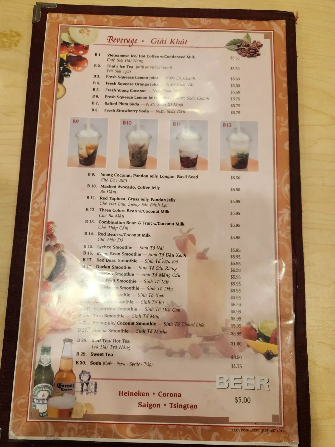 Menu 5