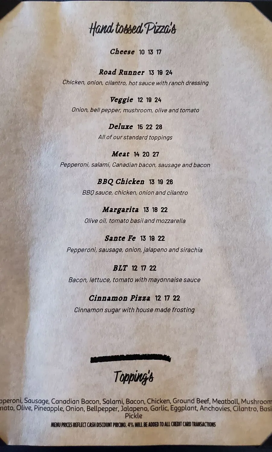 Menu 4
