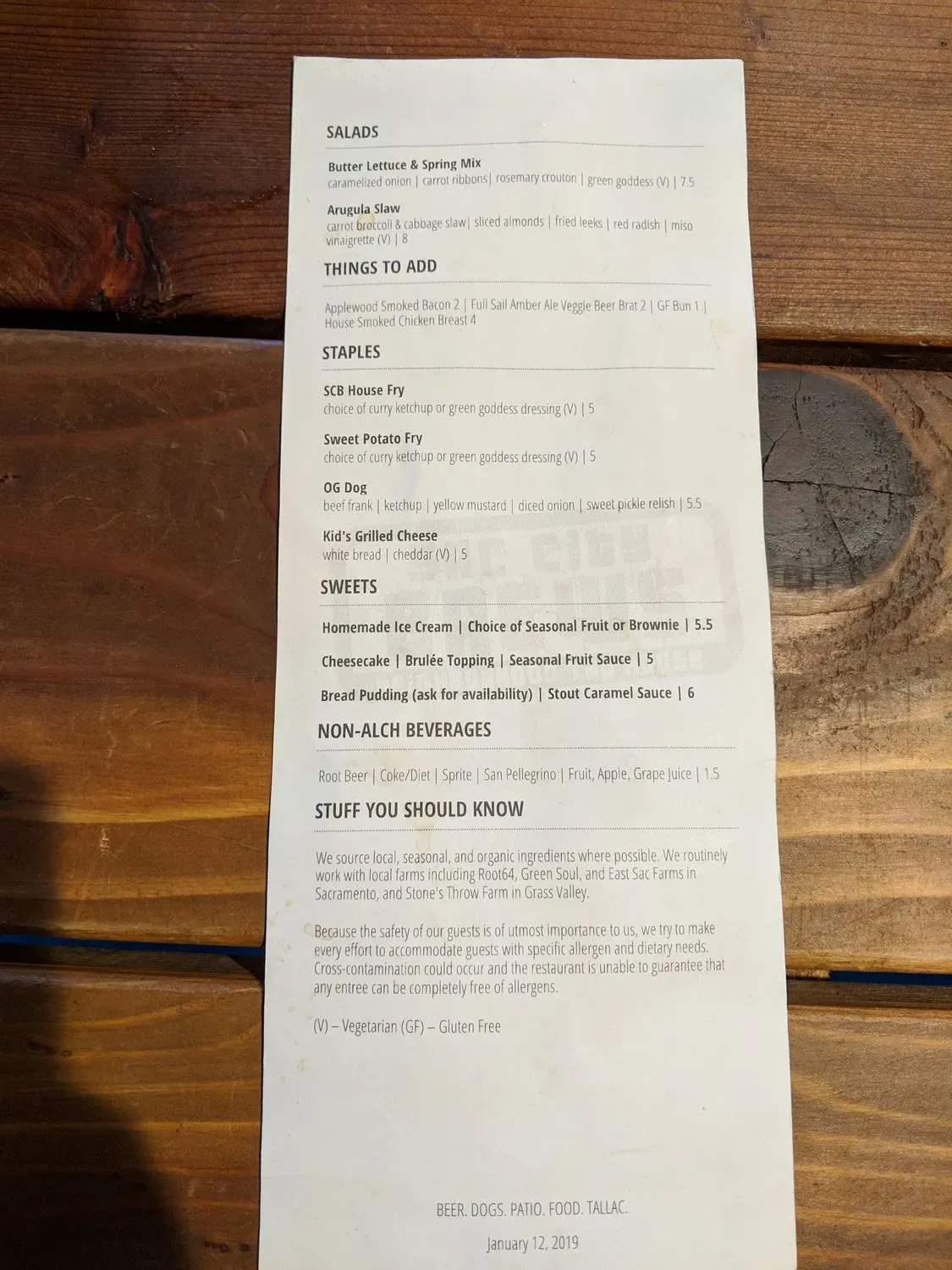 Menu 6