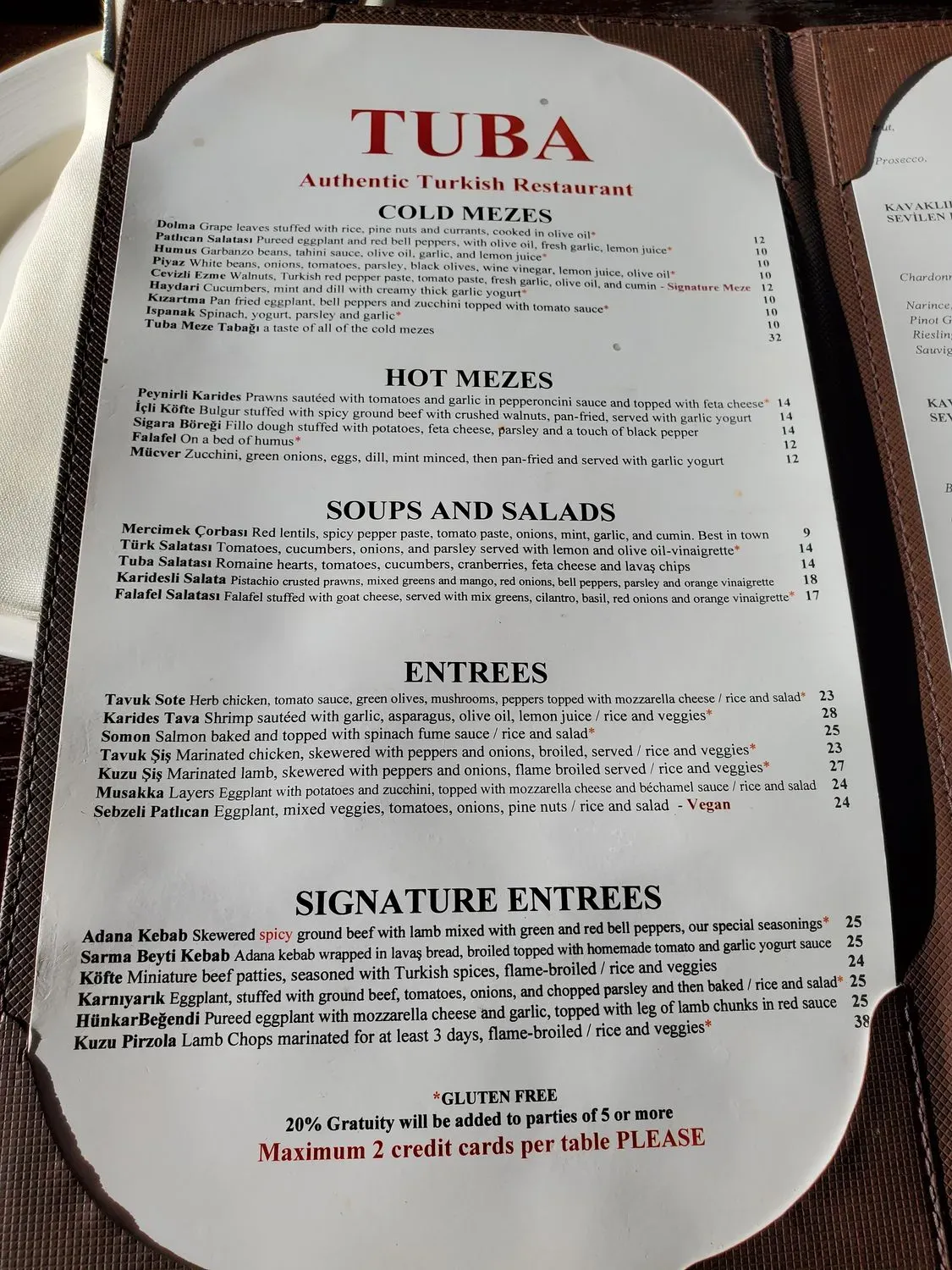 Menu 3