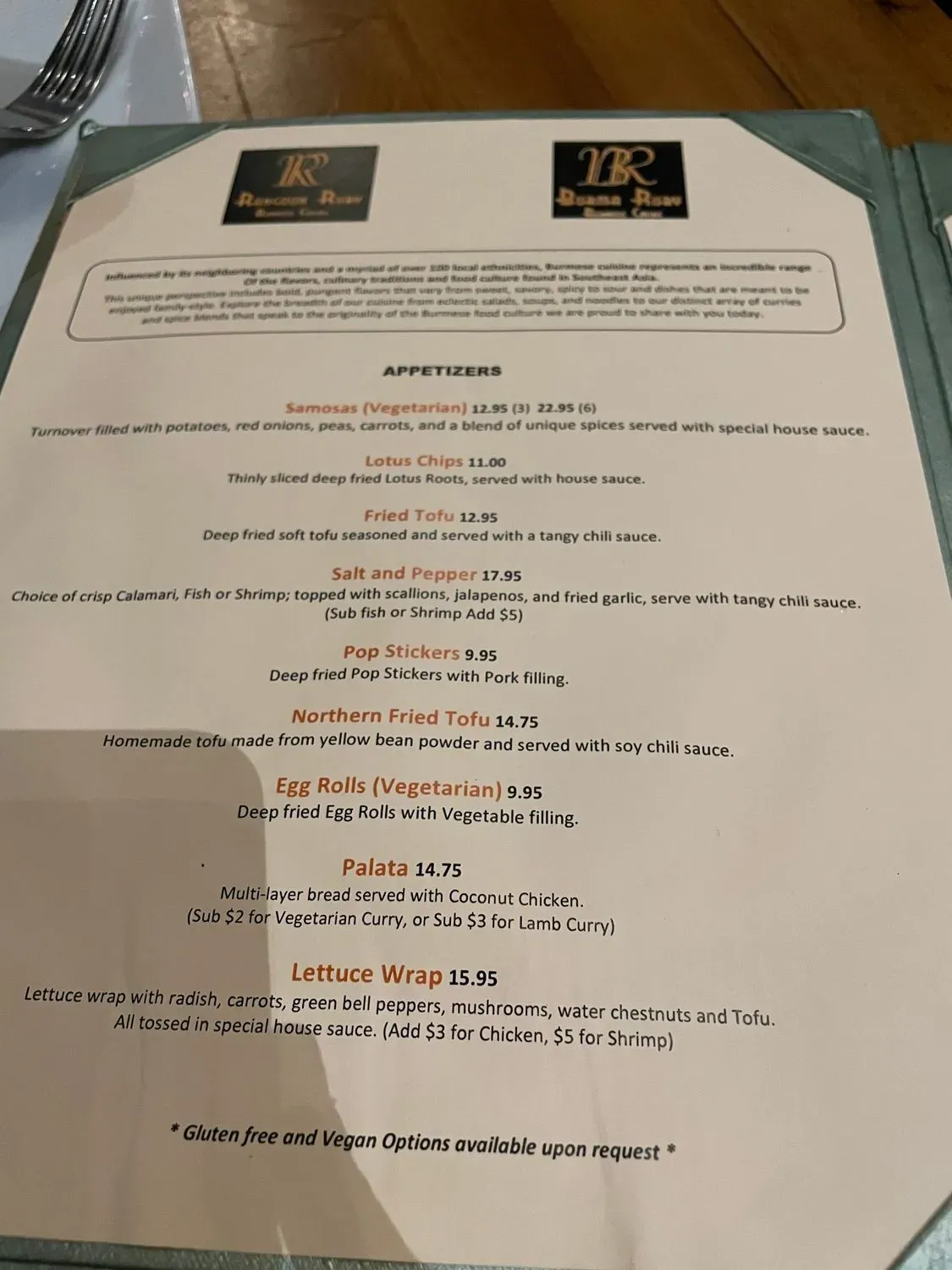 Menu 4