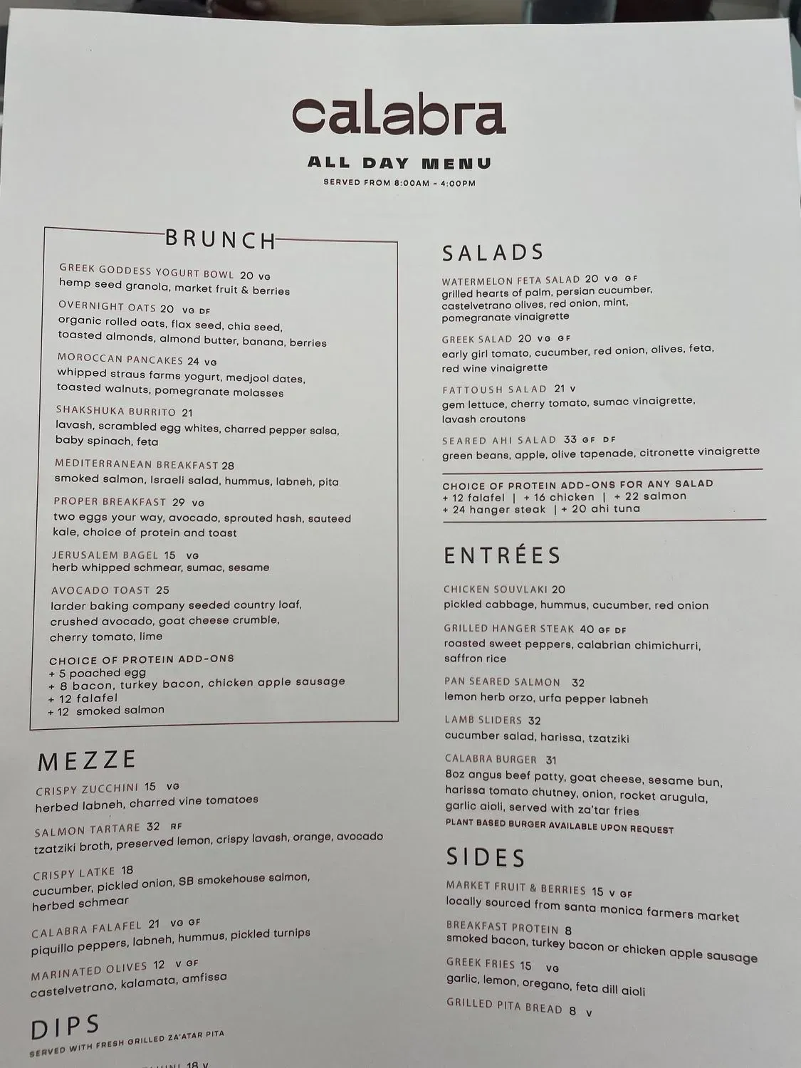 Menu 4