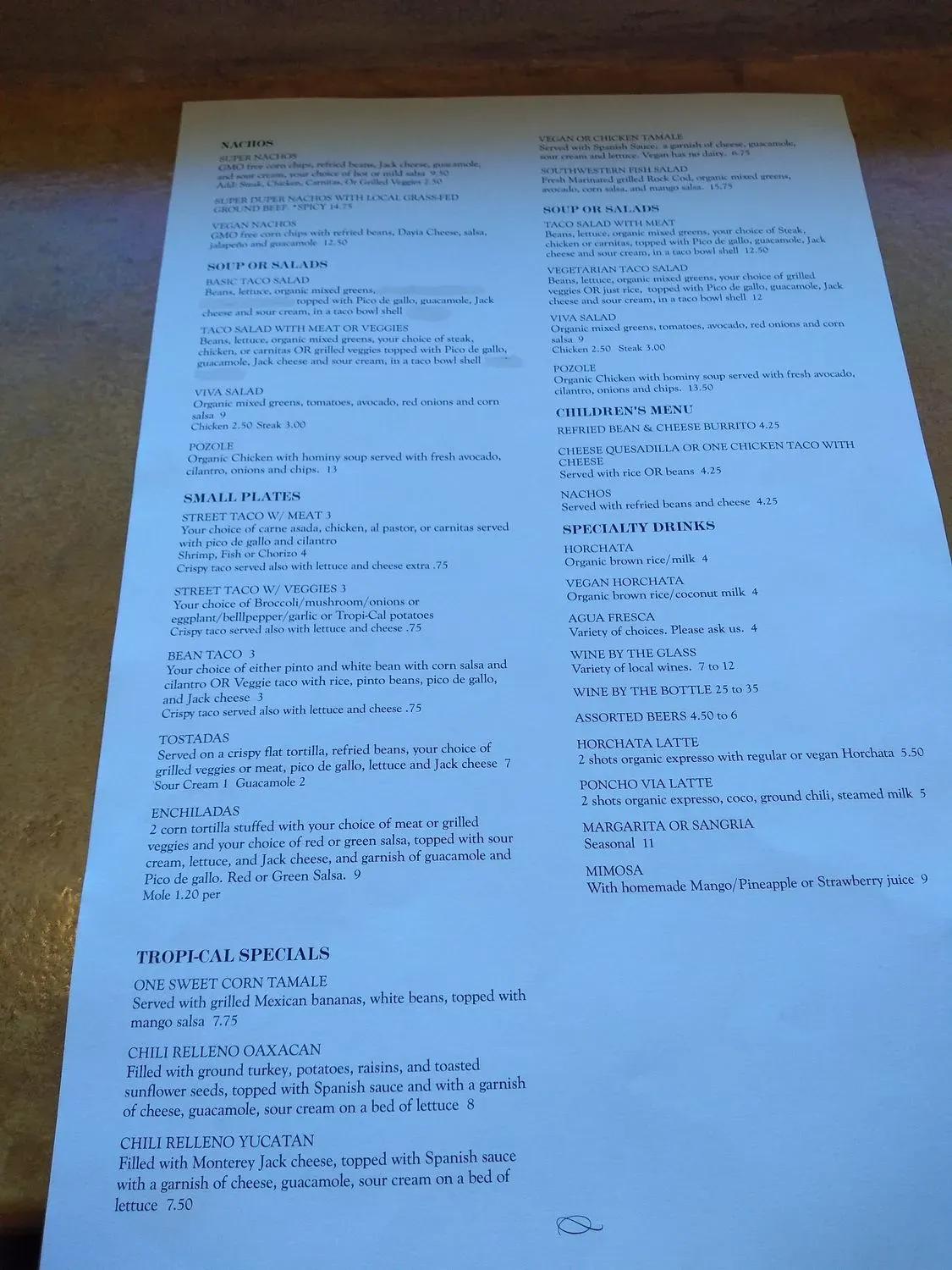 Menu 6