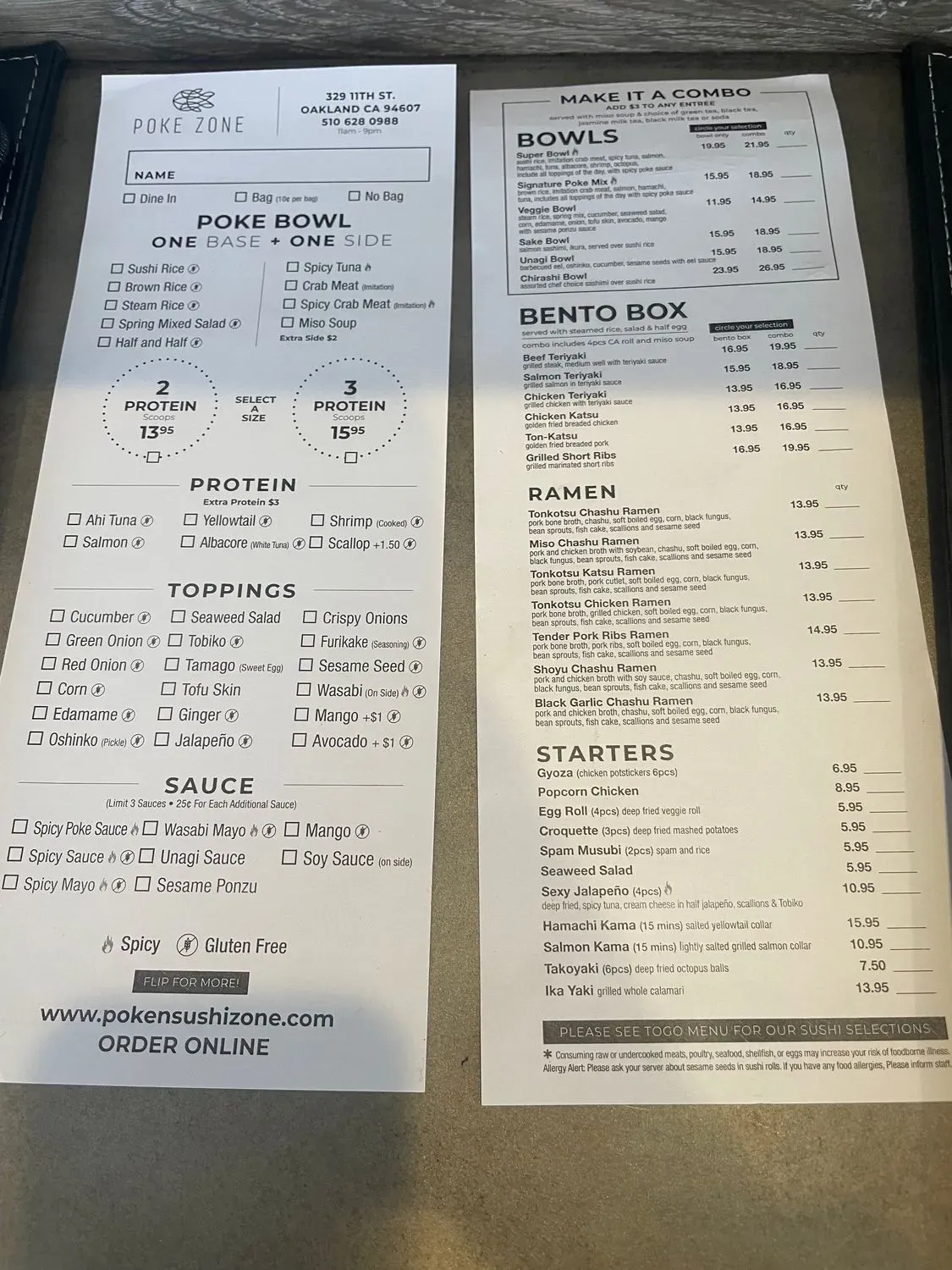 Menu 3