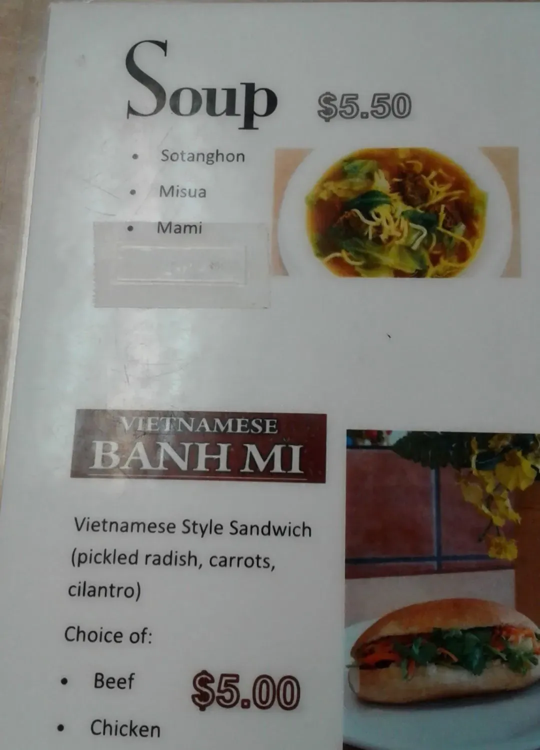 Menu 2