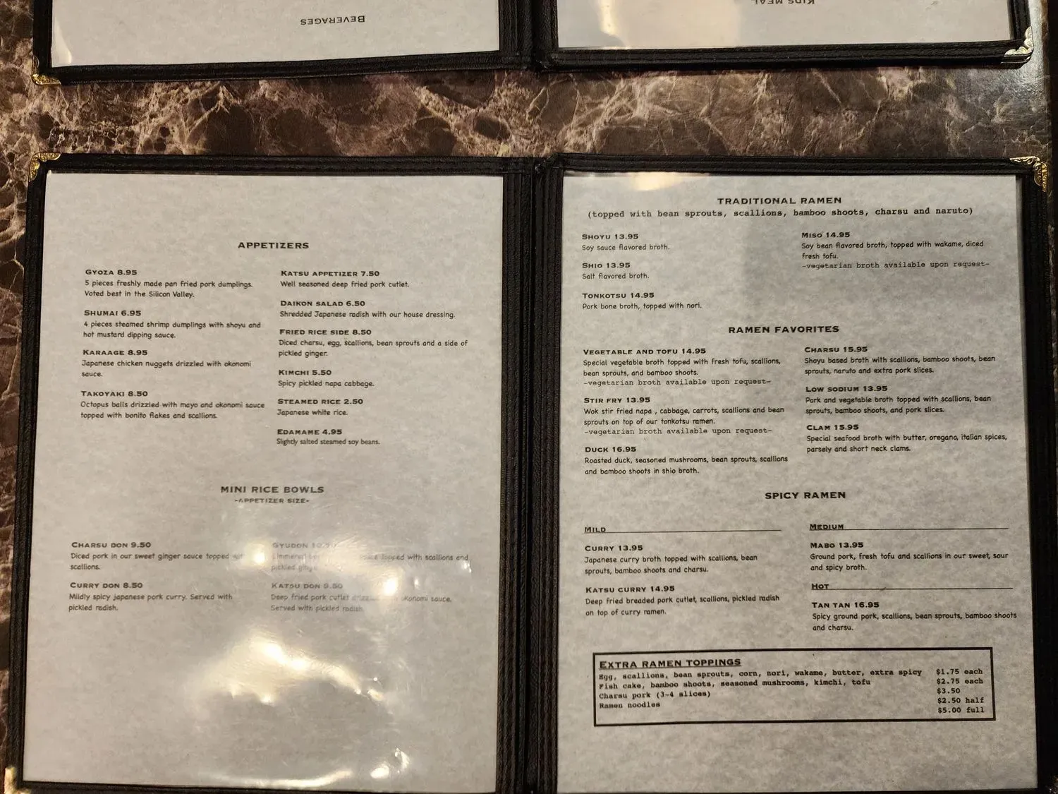 Menu 4