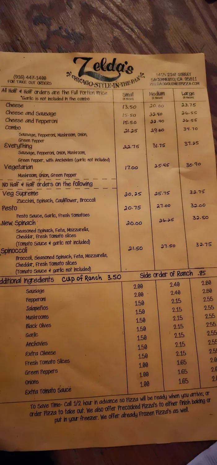 Menu 5