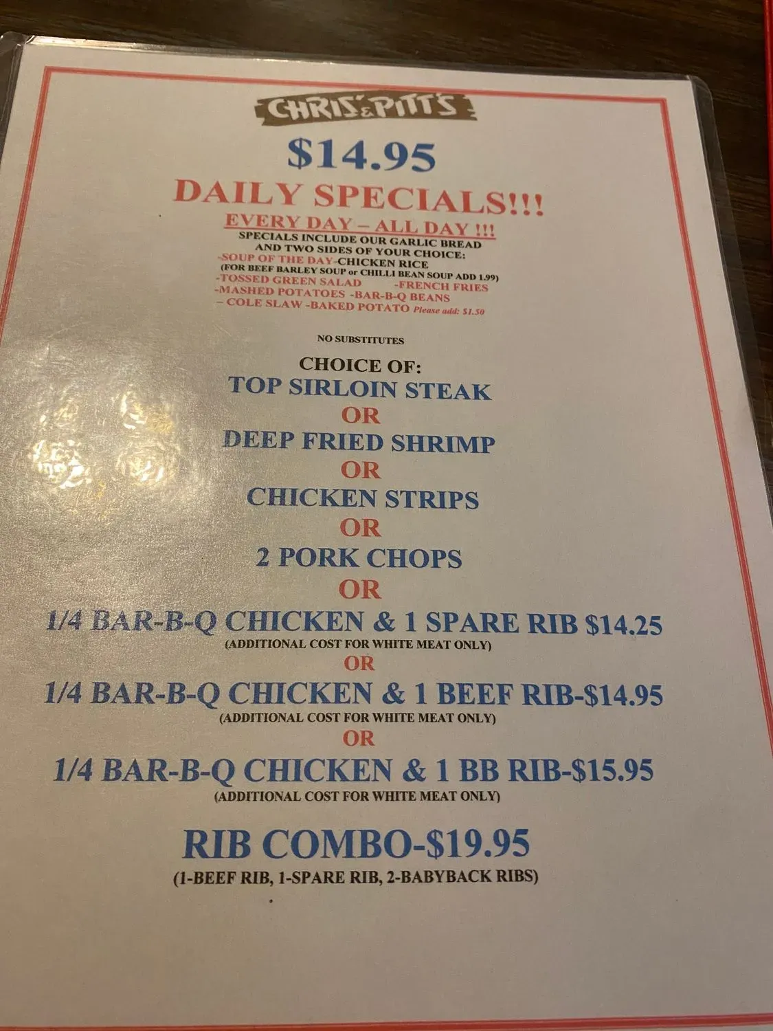 Menu 2