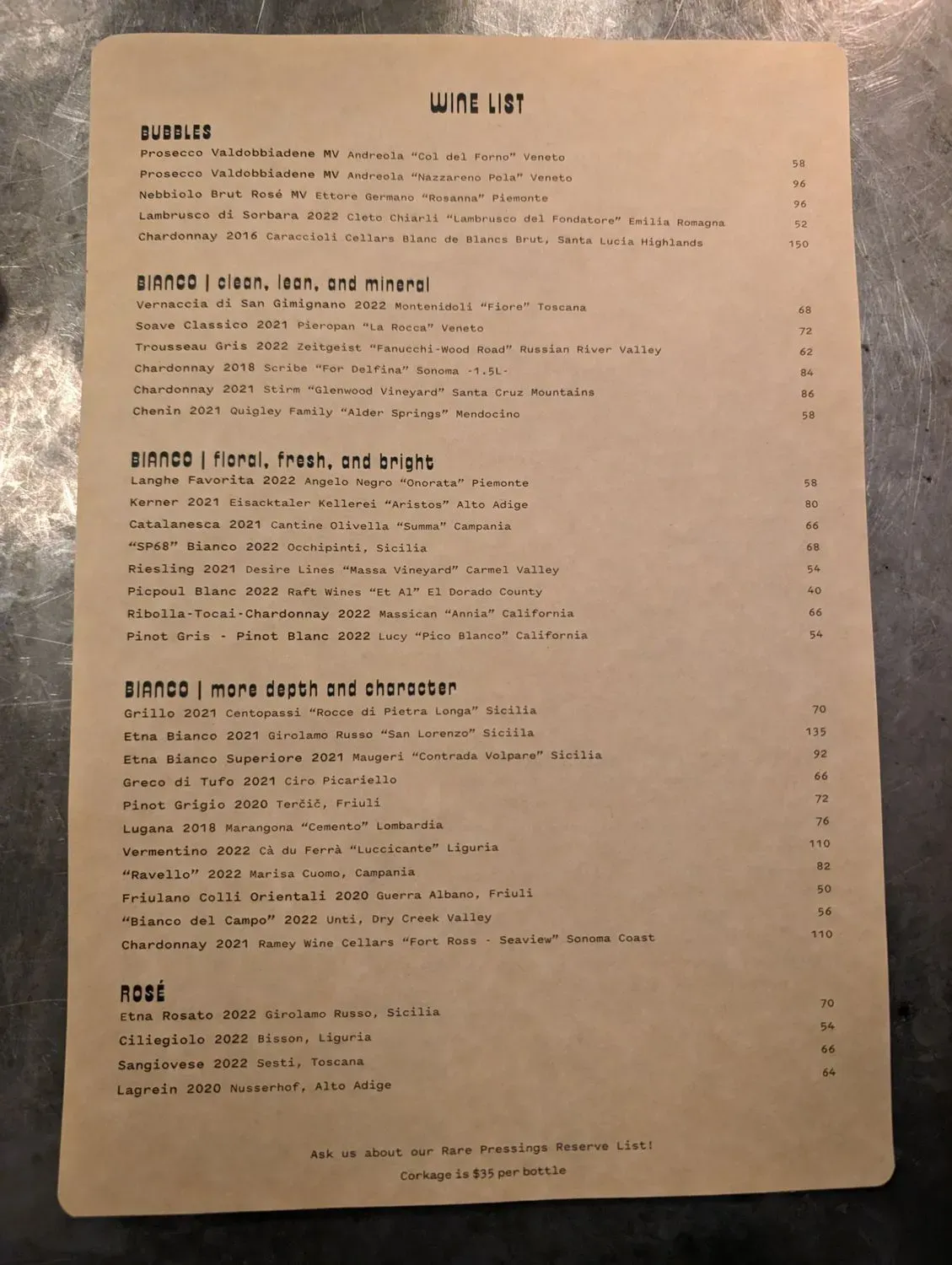 Menu 3