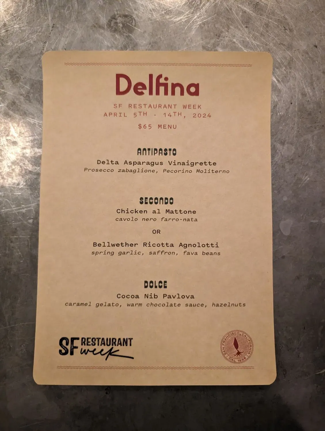 Menu 5