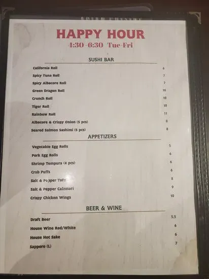 Menu 6