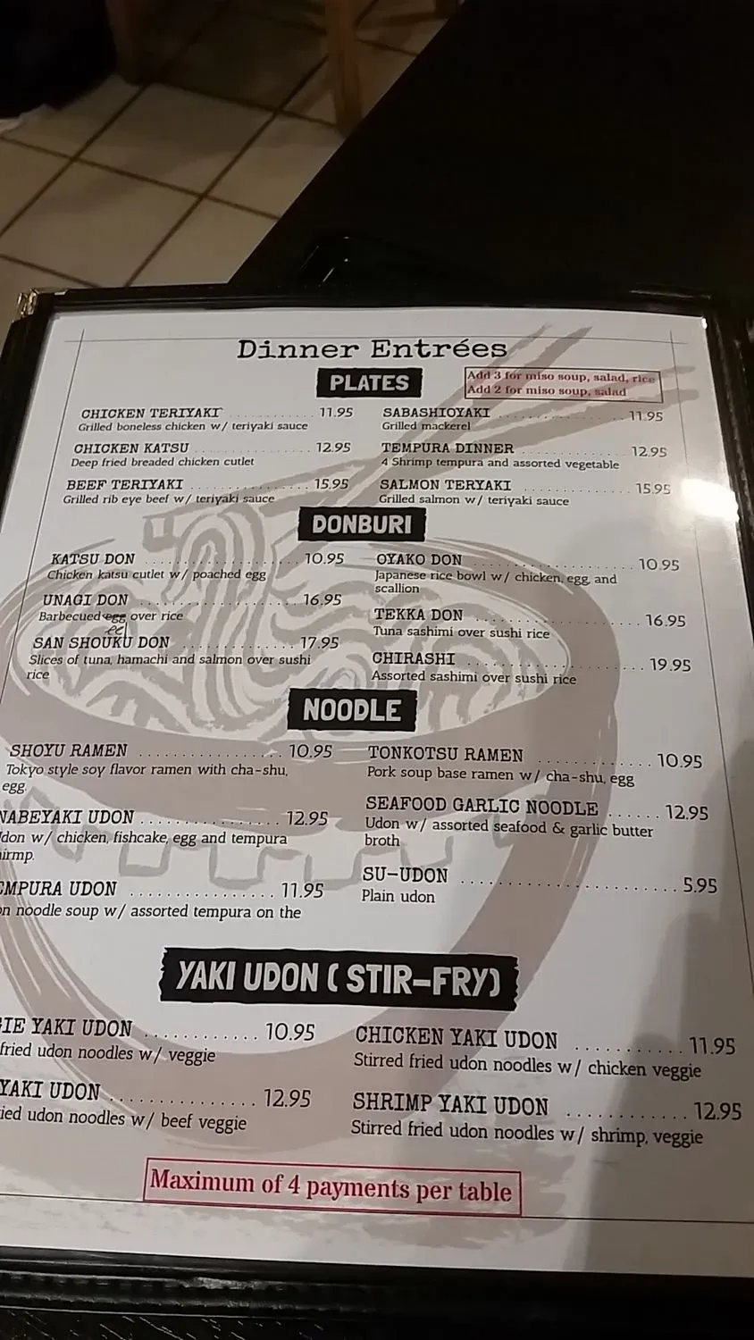 Menu 3