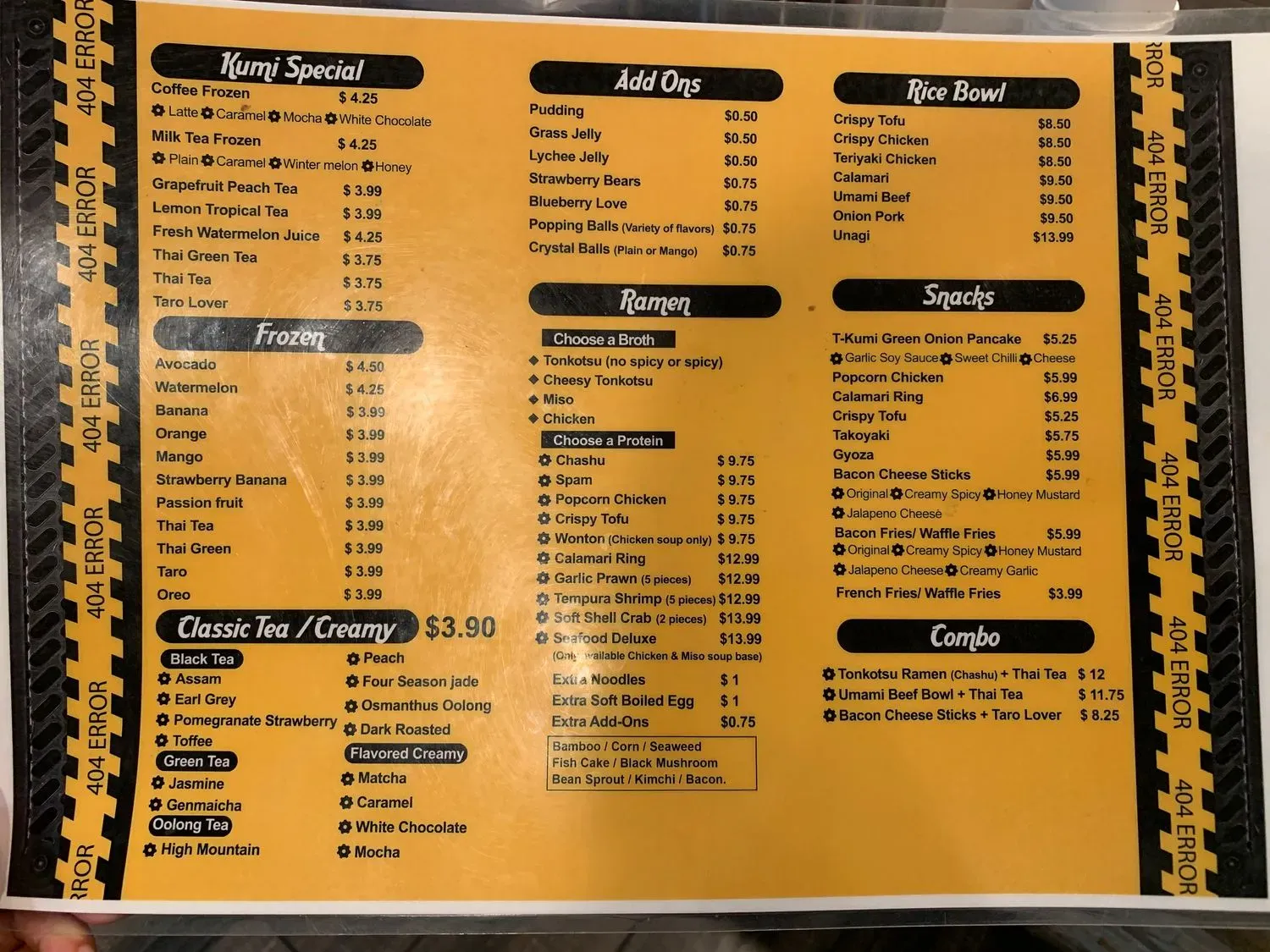 Menu 3