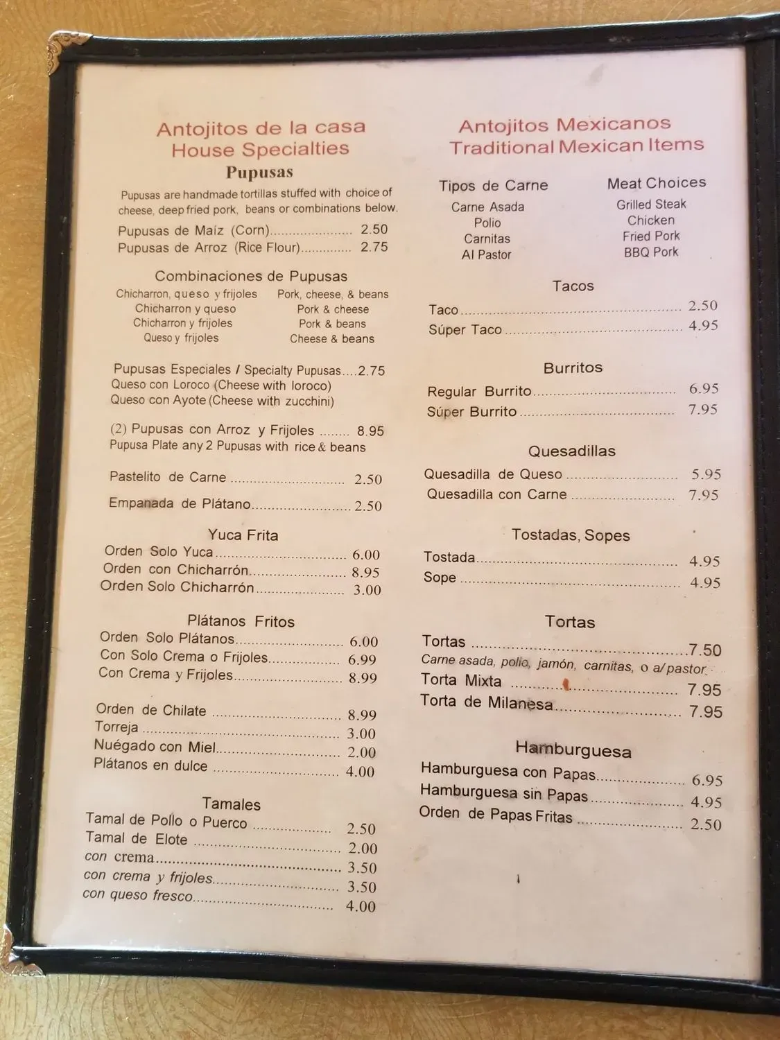 Menu 6