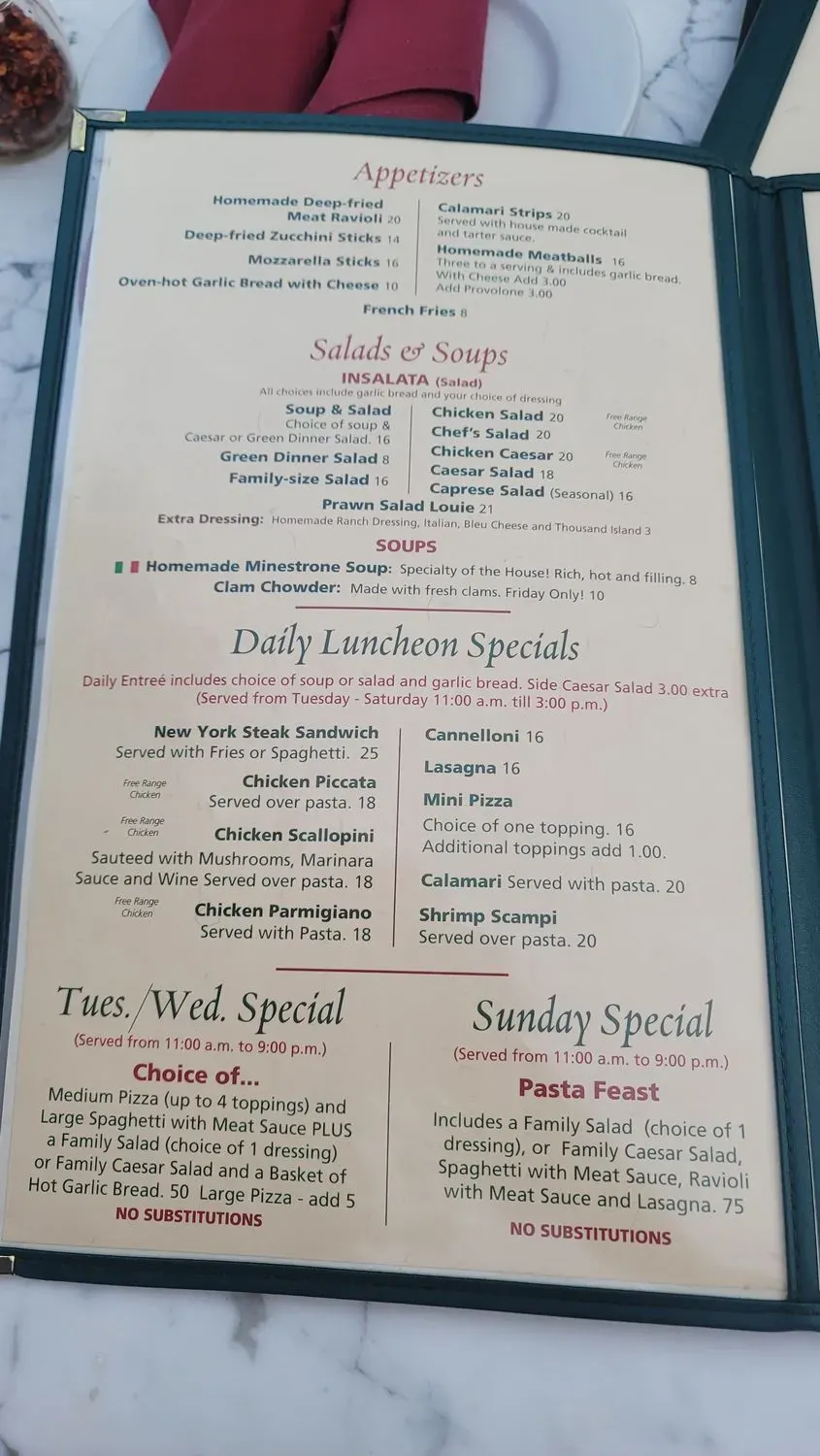 Menu 2