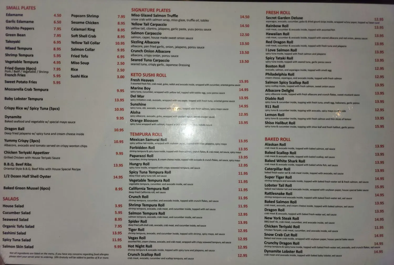 Menu 3