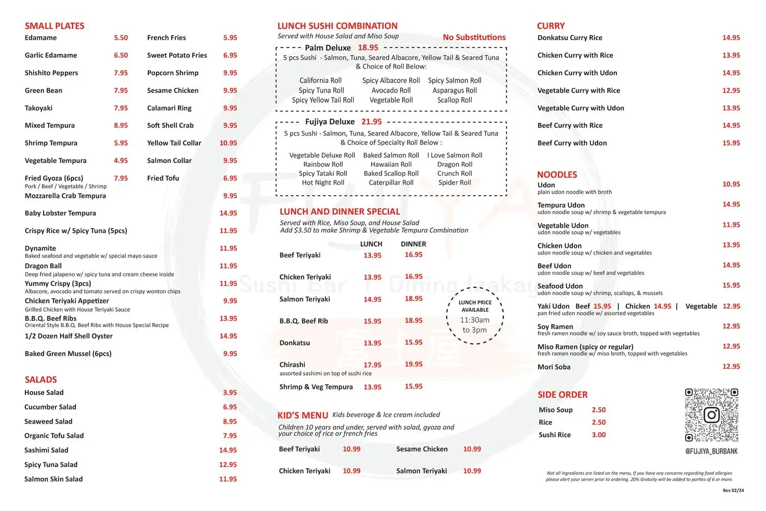 Menu 2