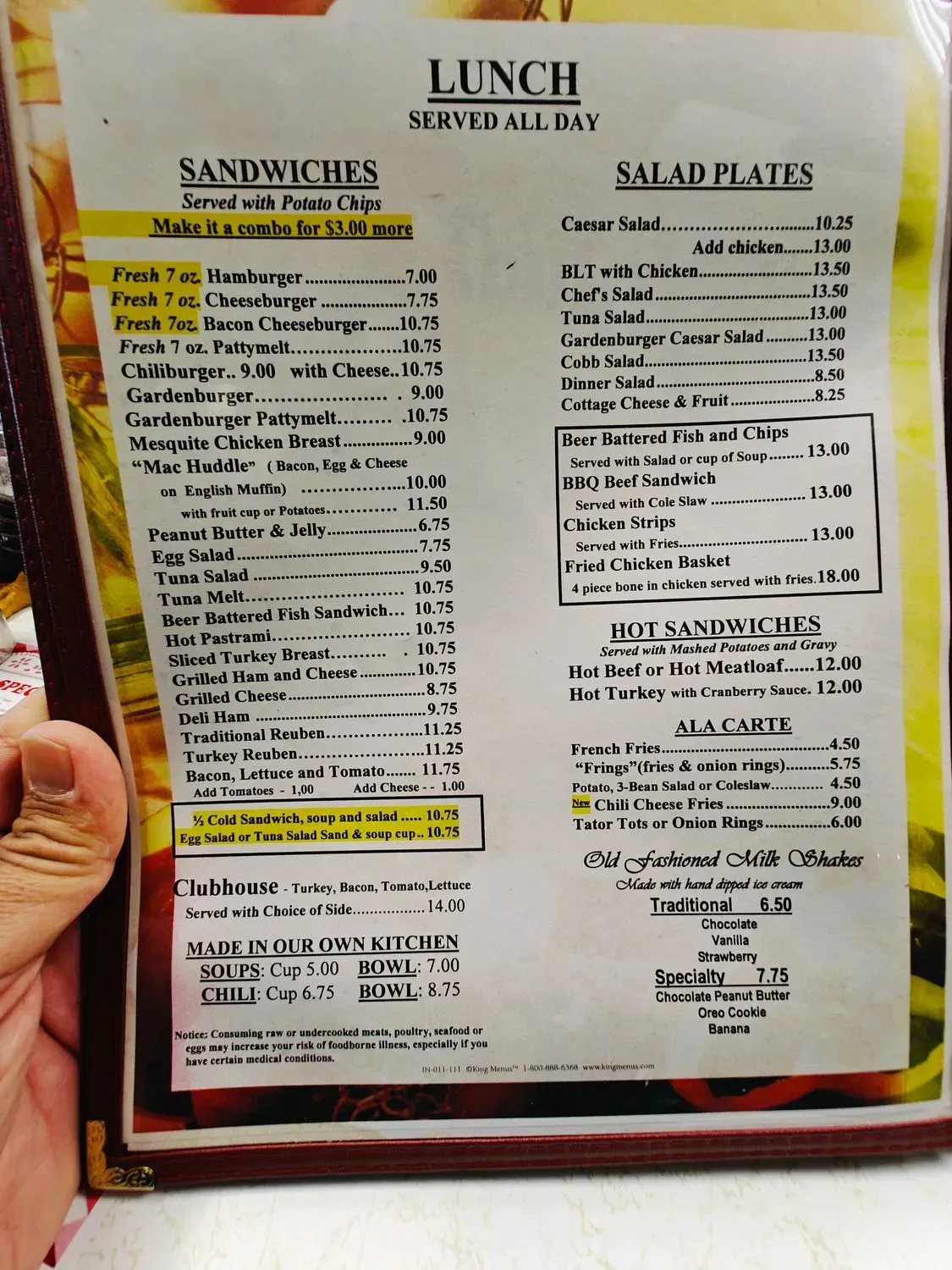 Menu 3