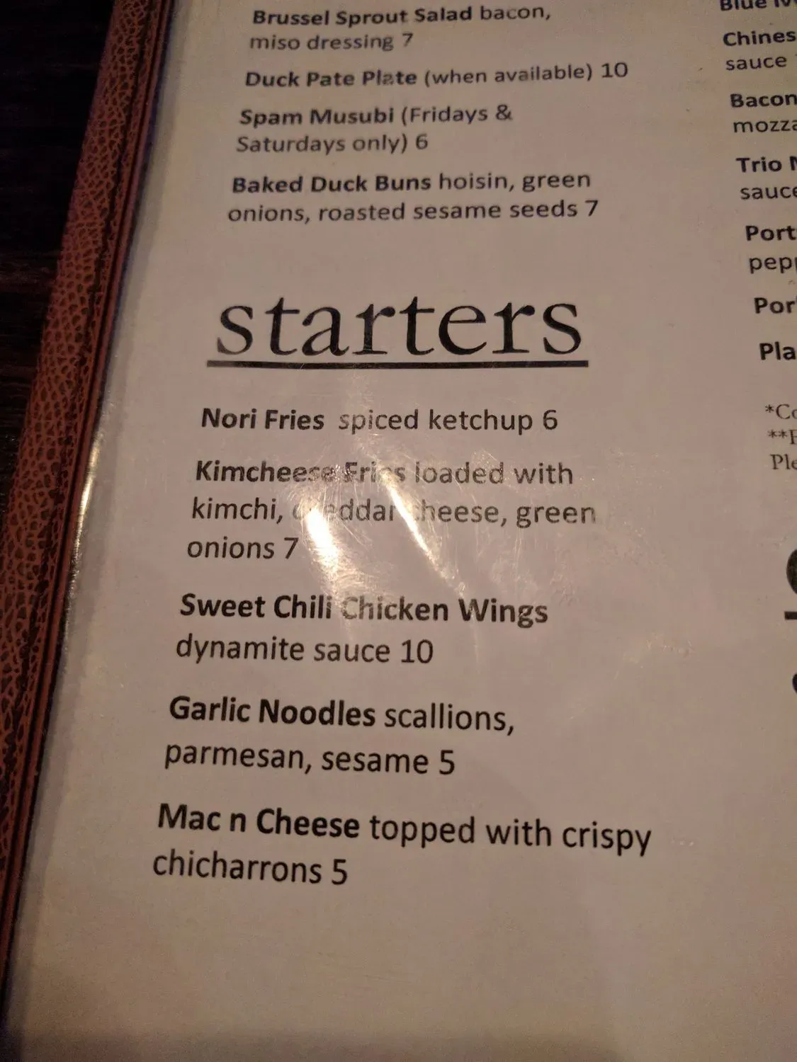 Menu 4