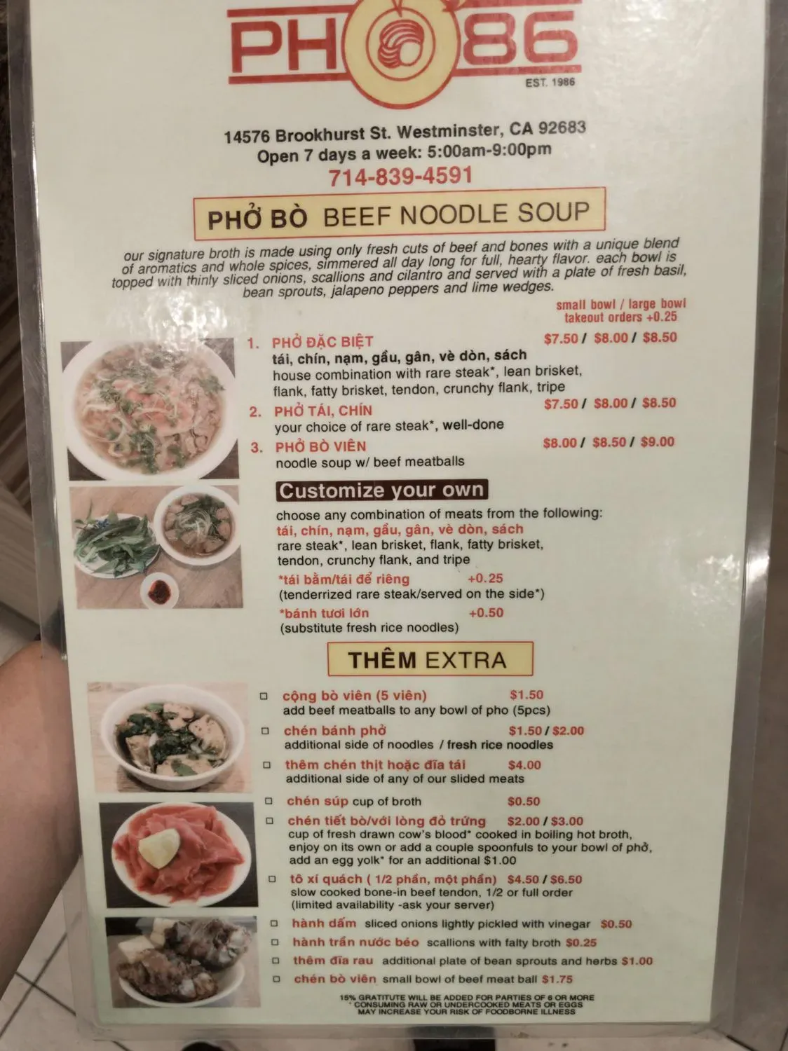 Menu 6