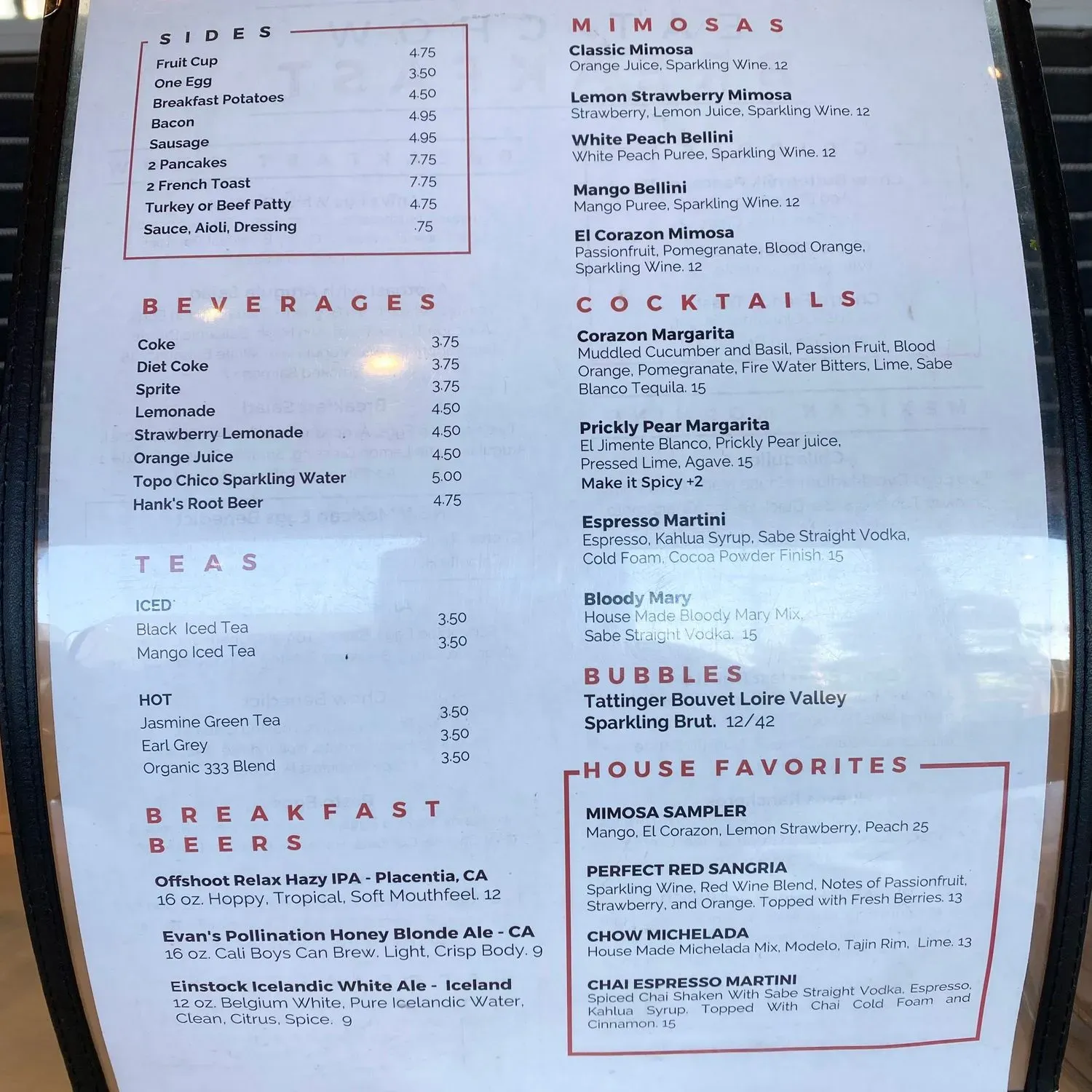 Menu 2