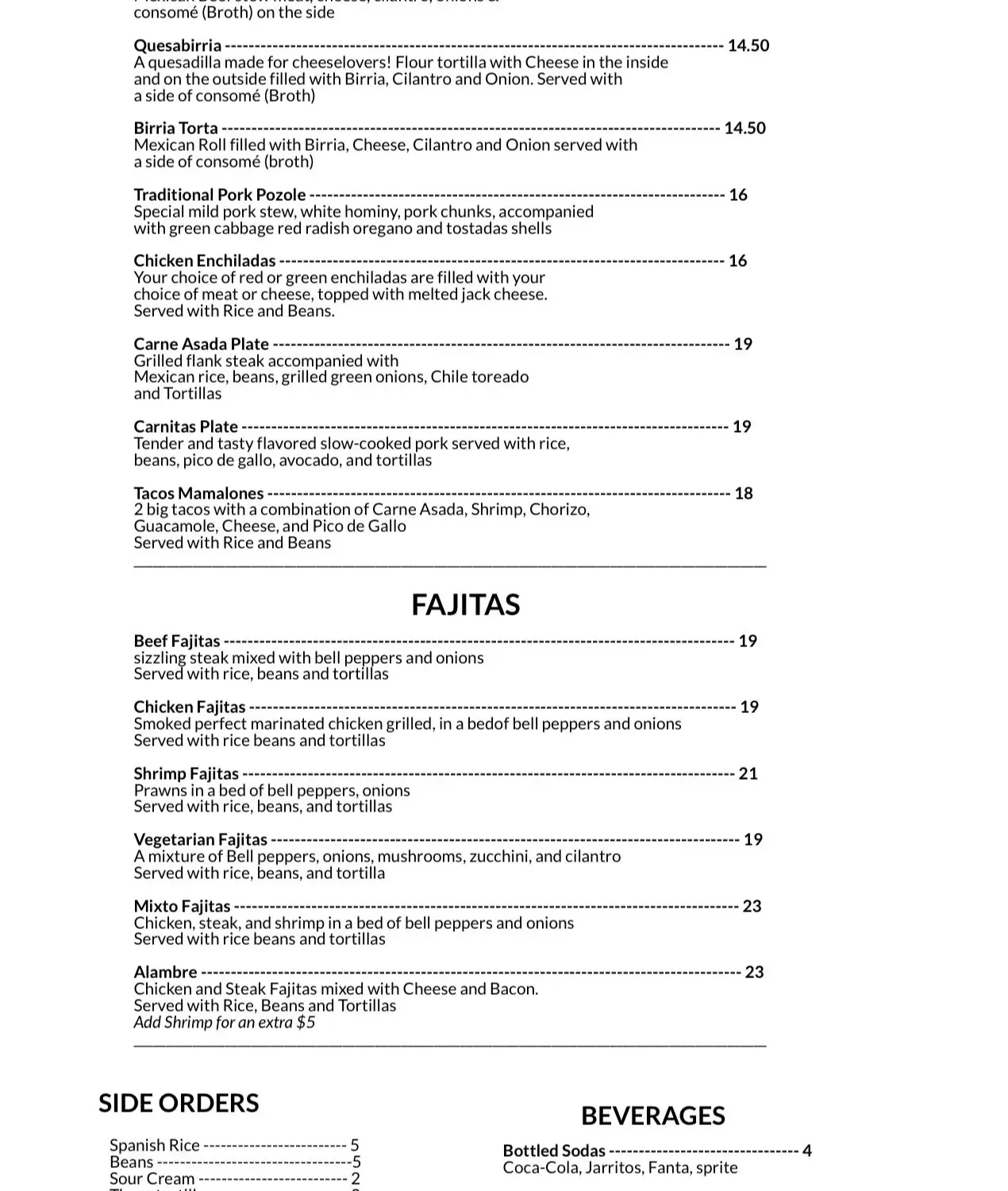 Menu 2