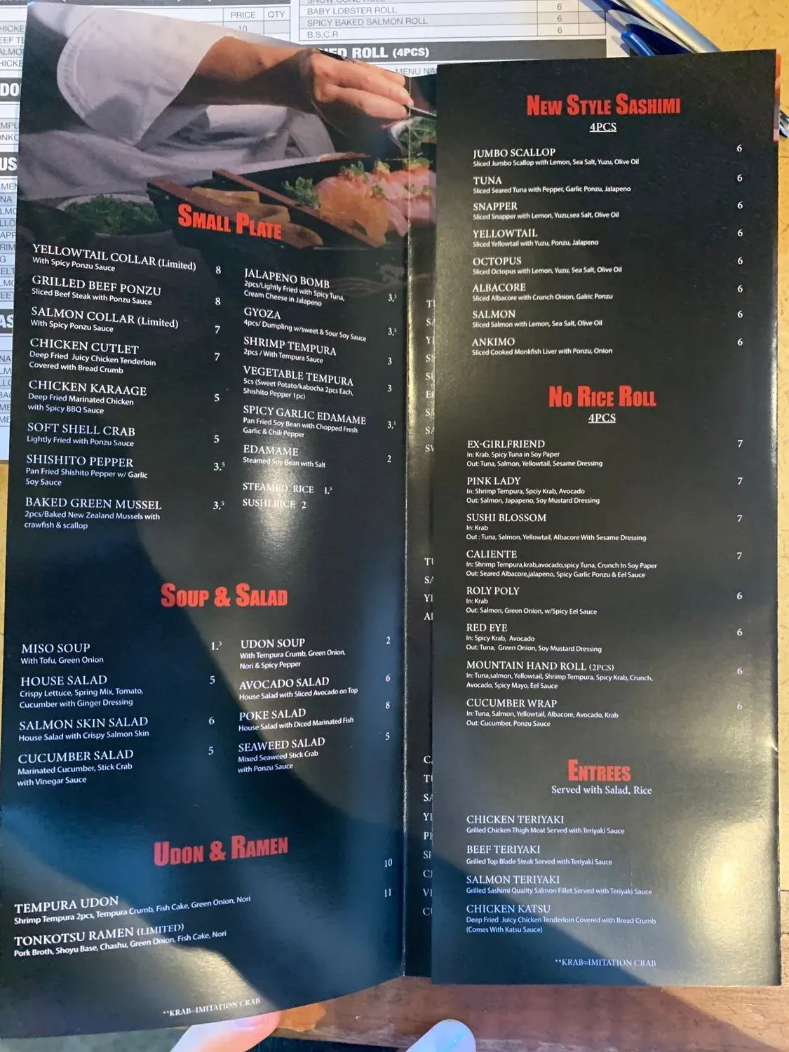 Menu 6