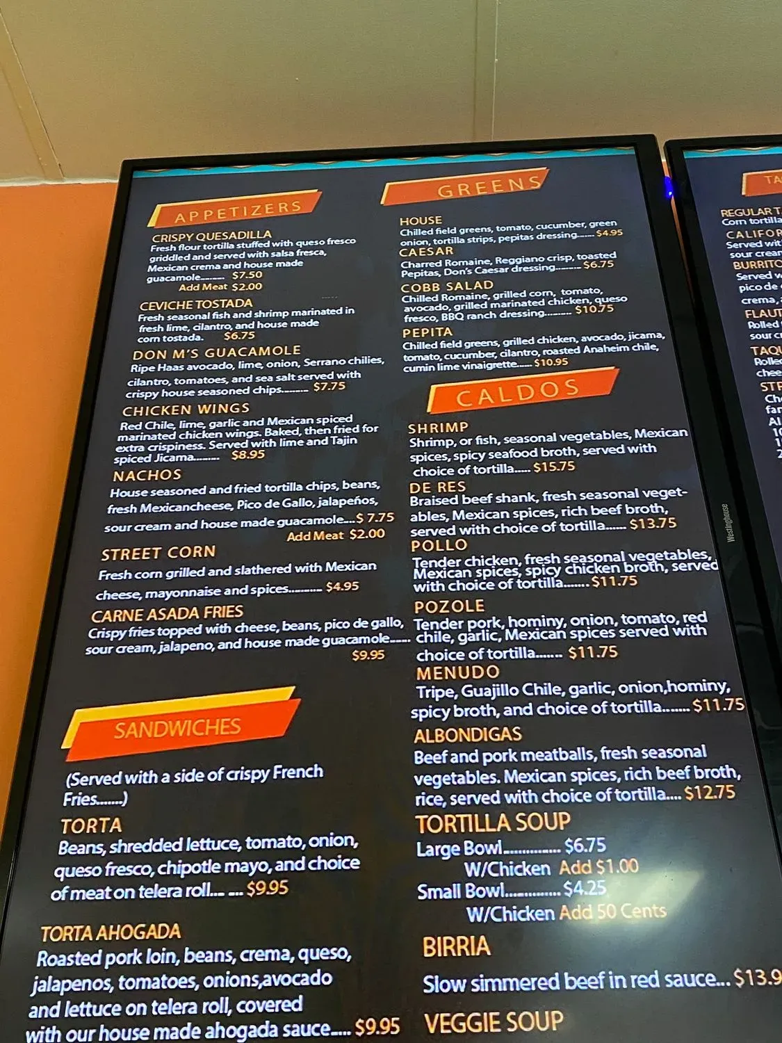 Menu 3