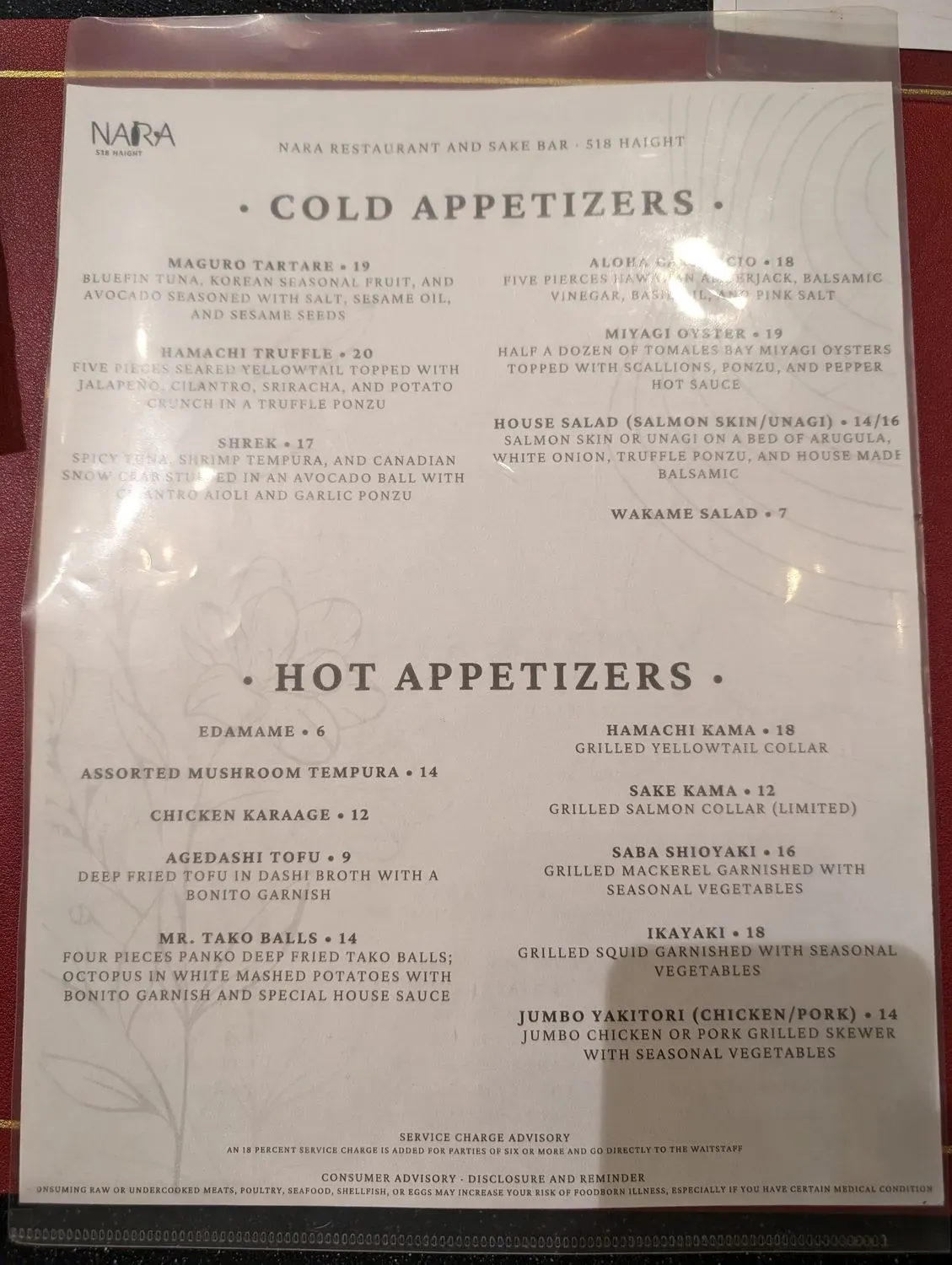 Menu 2