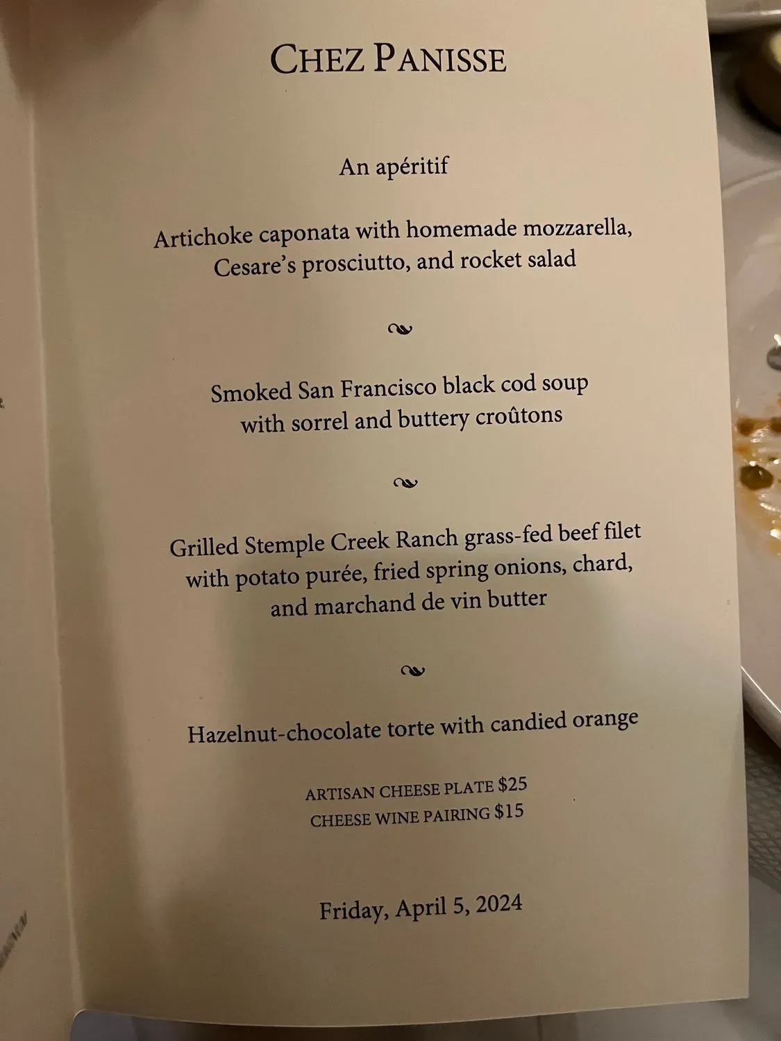 Menu 6