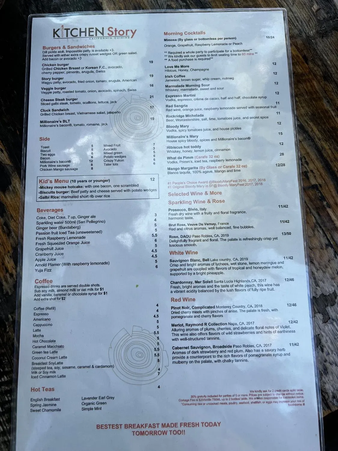 Menu 4