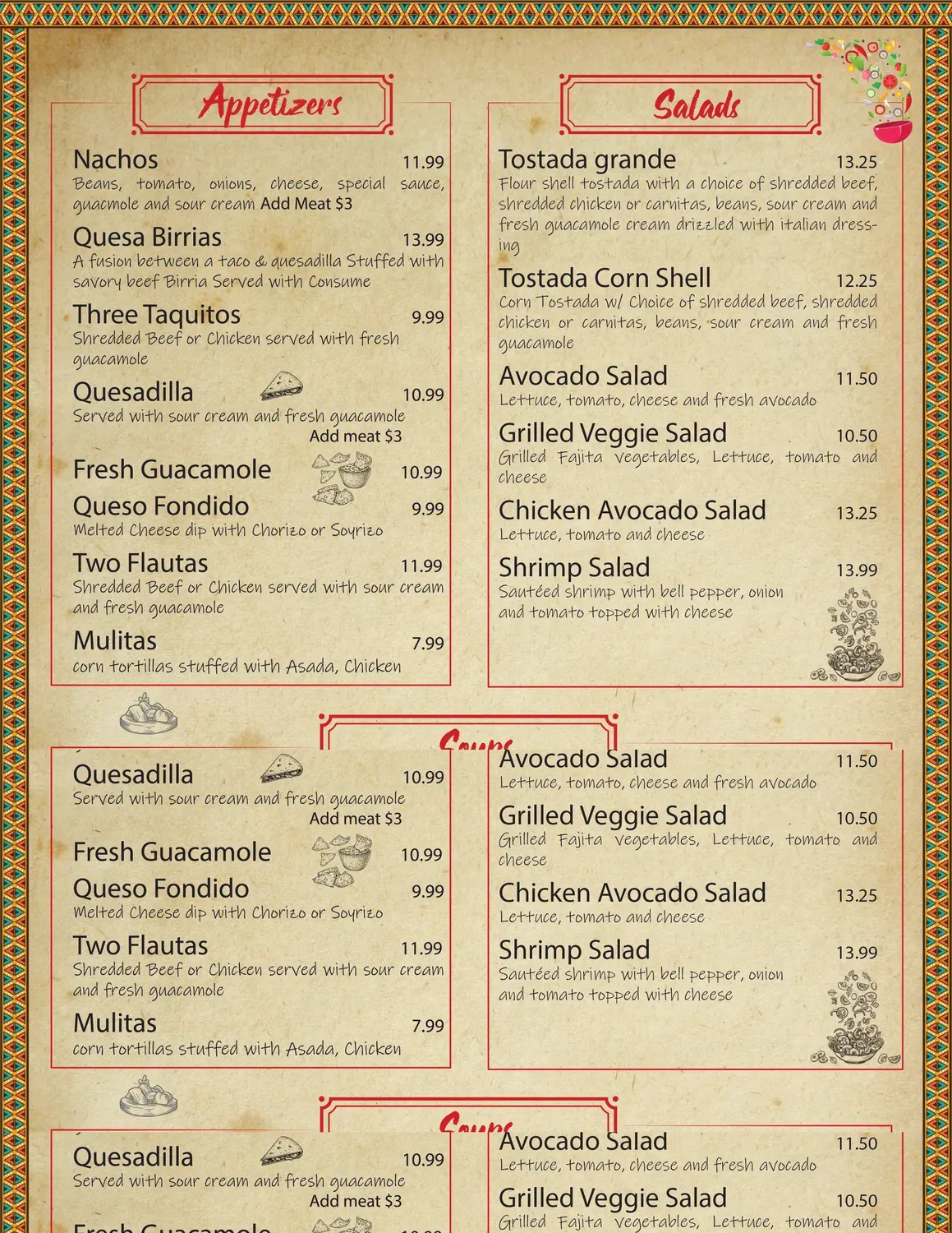 Menu 2